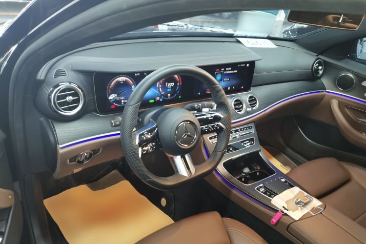 Used Mercedes-Benz E-Class New Energy 2022 Second Facelift E 350 e L Plug-in Hybrid Sports Sedan
