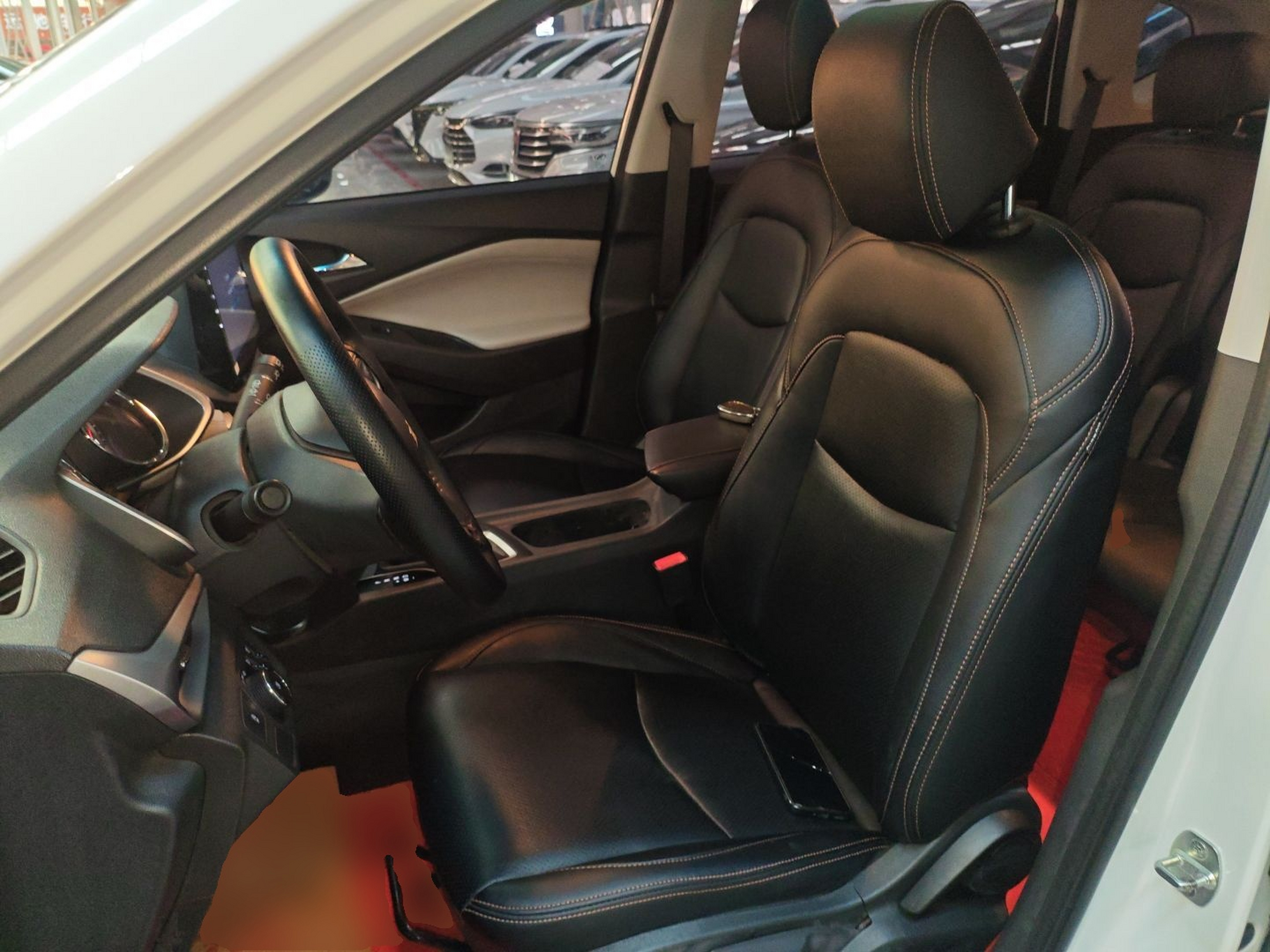 Переднее сиденье в автомобиле