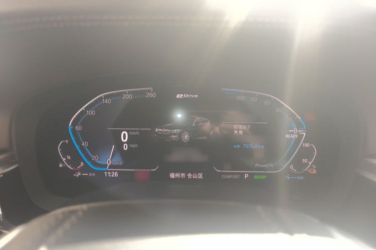 Used BMW 5 Series New Energy 2020 Mileage Upgrade Version 530Le Luxury Package