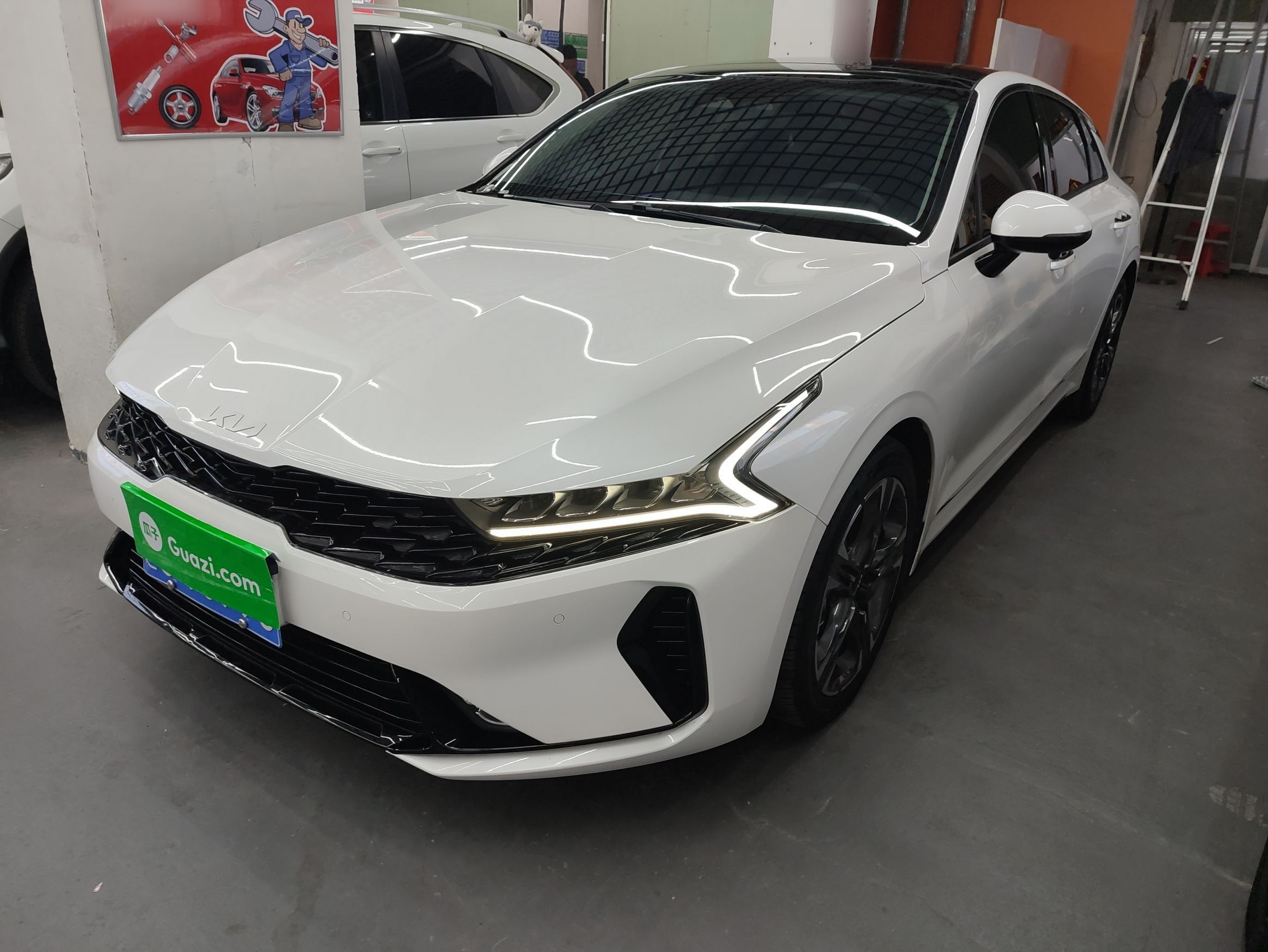 تحت مقدمة السيارة