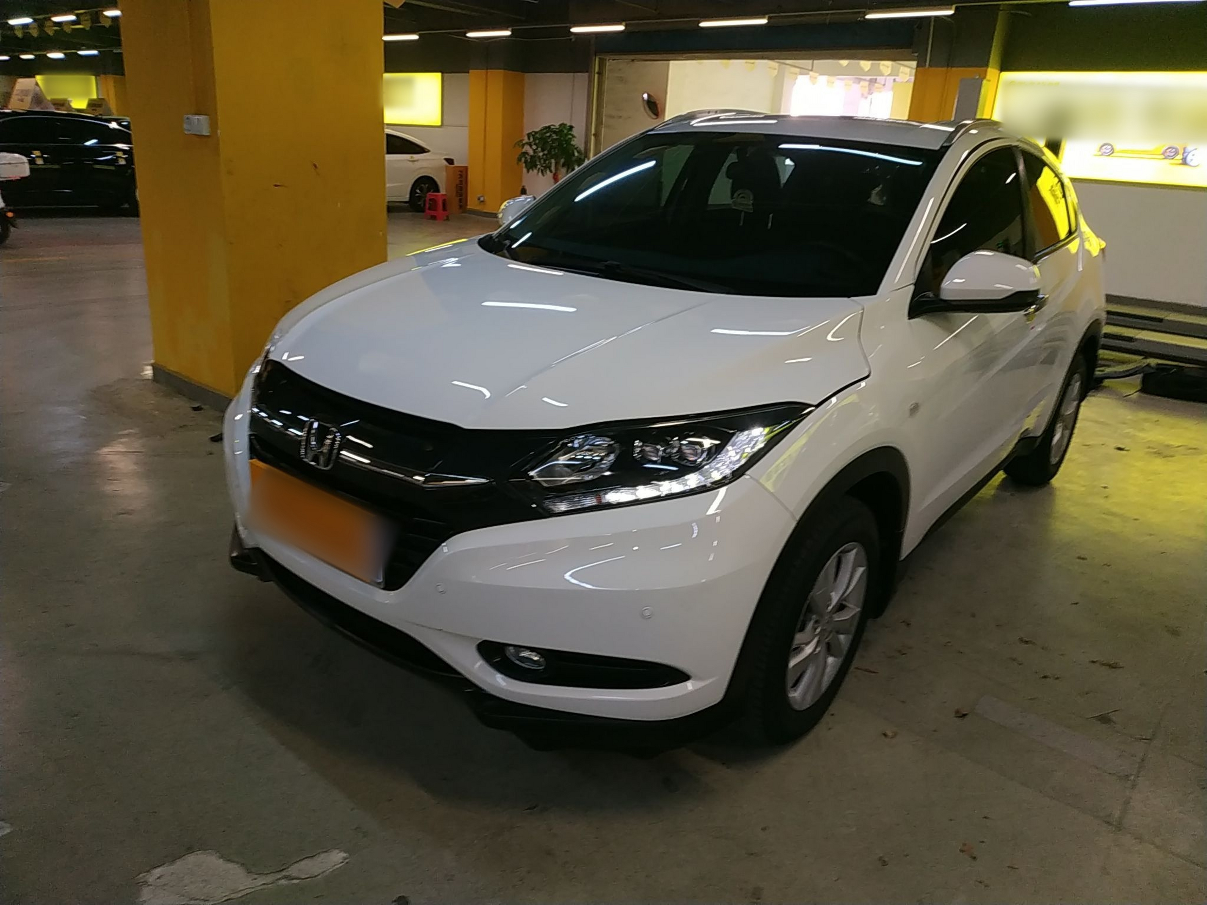 تحت مقدمة السيارة