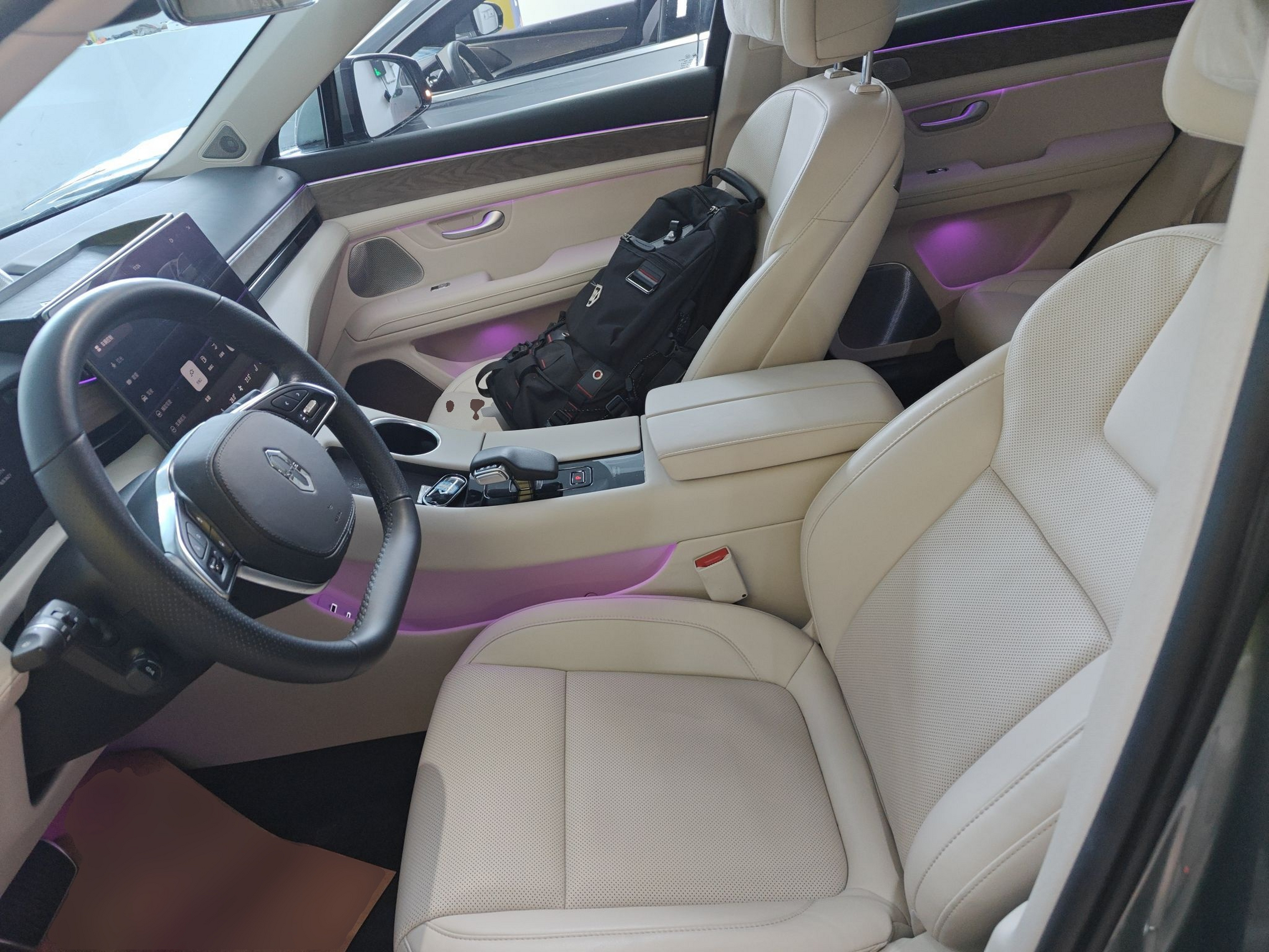 Переднее сиденье в автомобиле