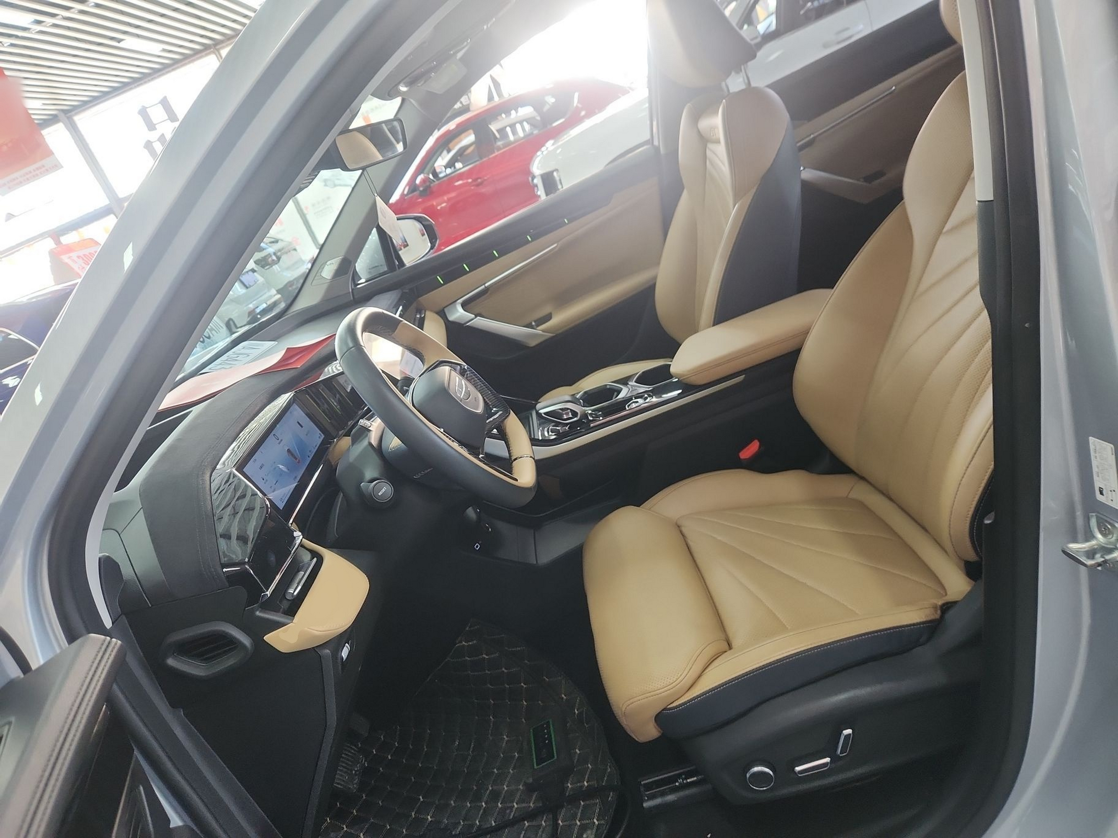 Переднее сиденье в автомобиле