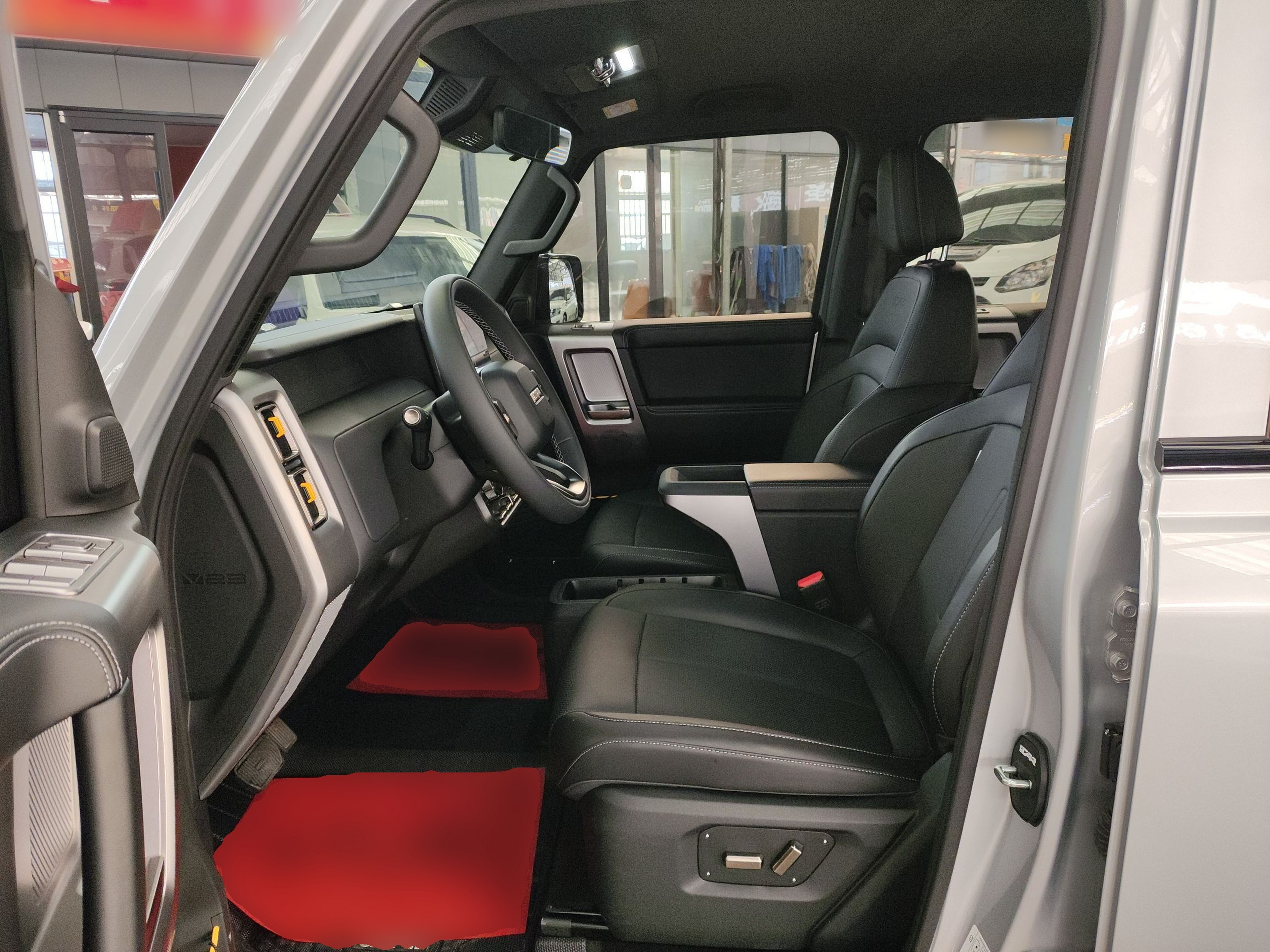 Переднее сиденье в автомобиле