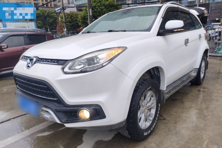 Used JMC Yusheng S350 2017 2.0T Automatic 2WD Diesel Luxury Version with Sunroof 5 Seats