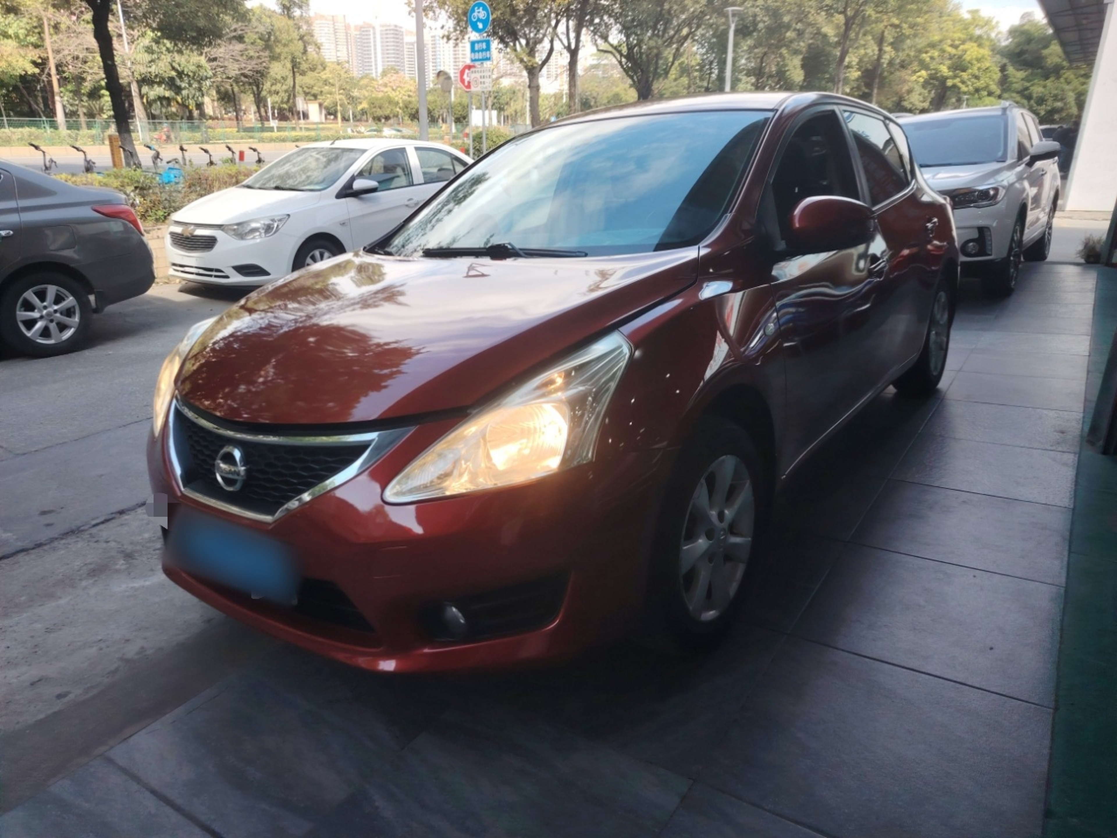 تحت مقدمة السيارة