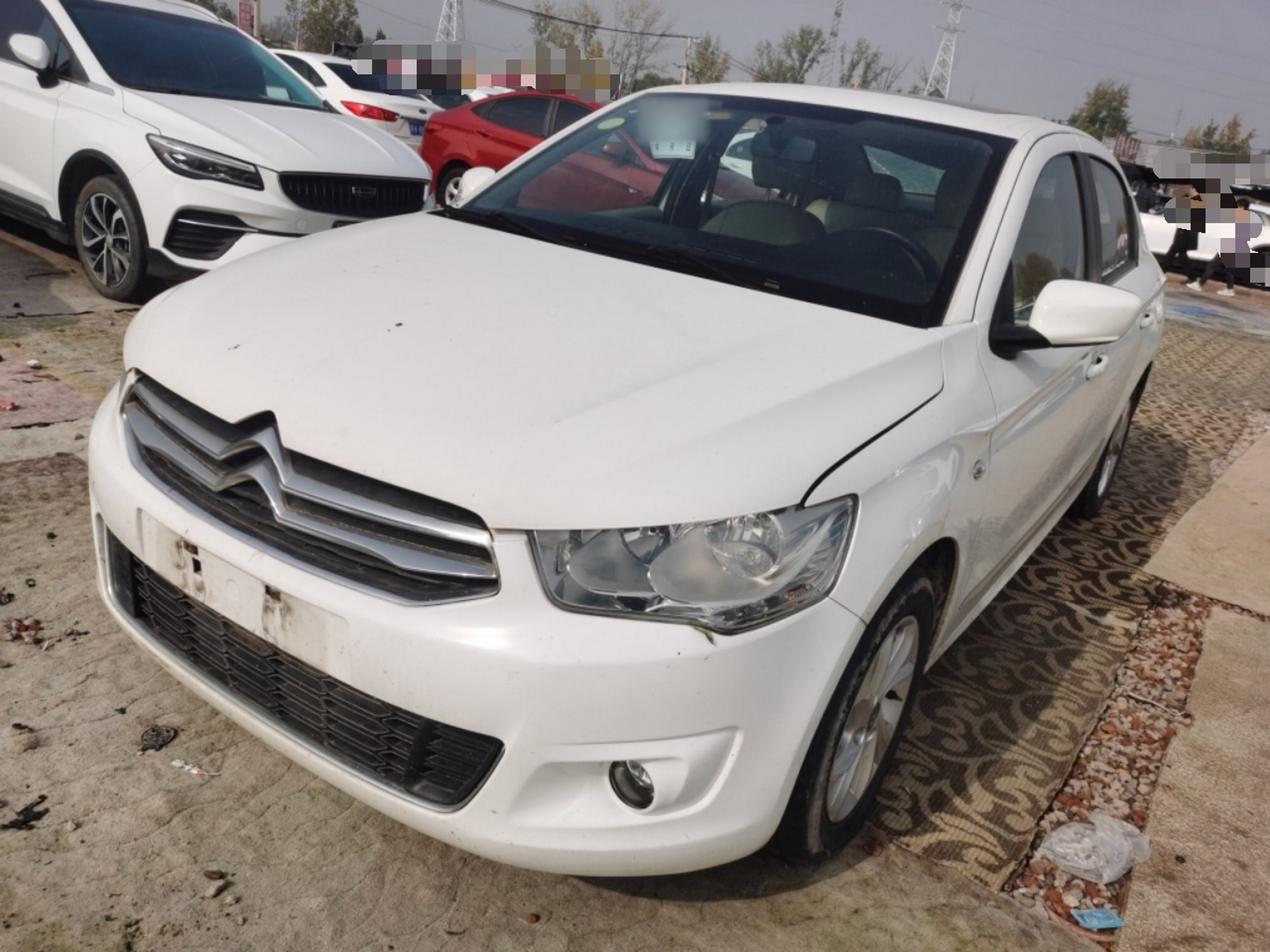 تحت مقدمة السيارة