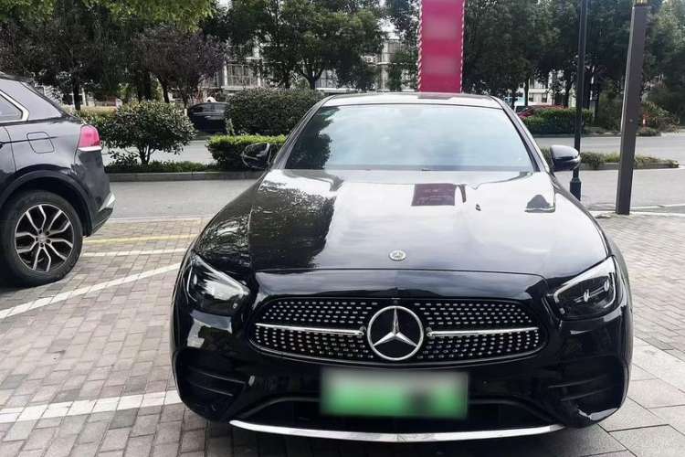 Used Mercedes-Benz E-Class New Energy 2023 E 350 e L Plug-in Hybrid Sports Sedan
