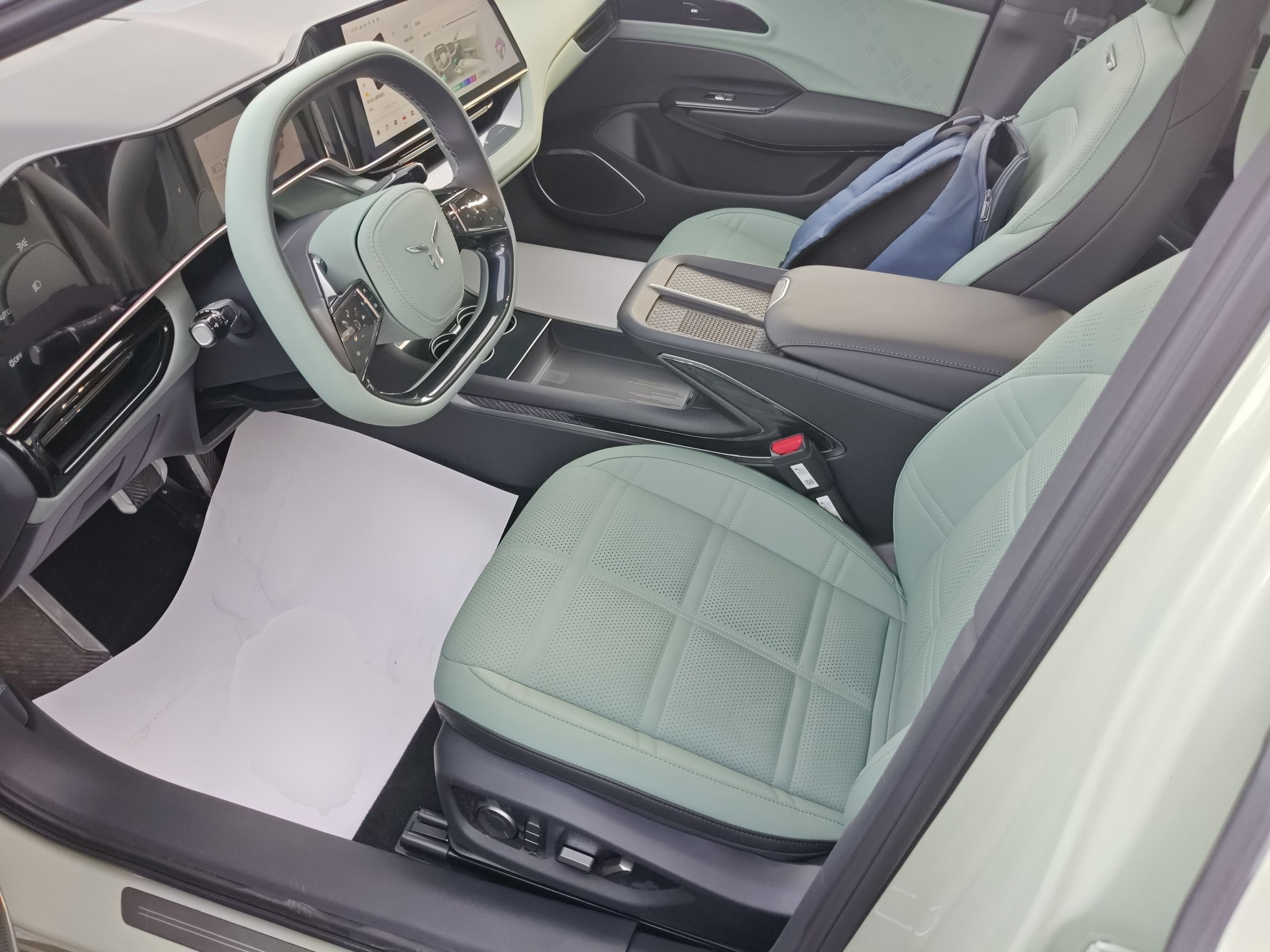 Переднее сиденье в автомобиле