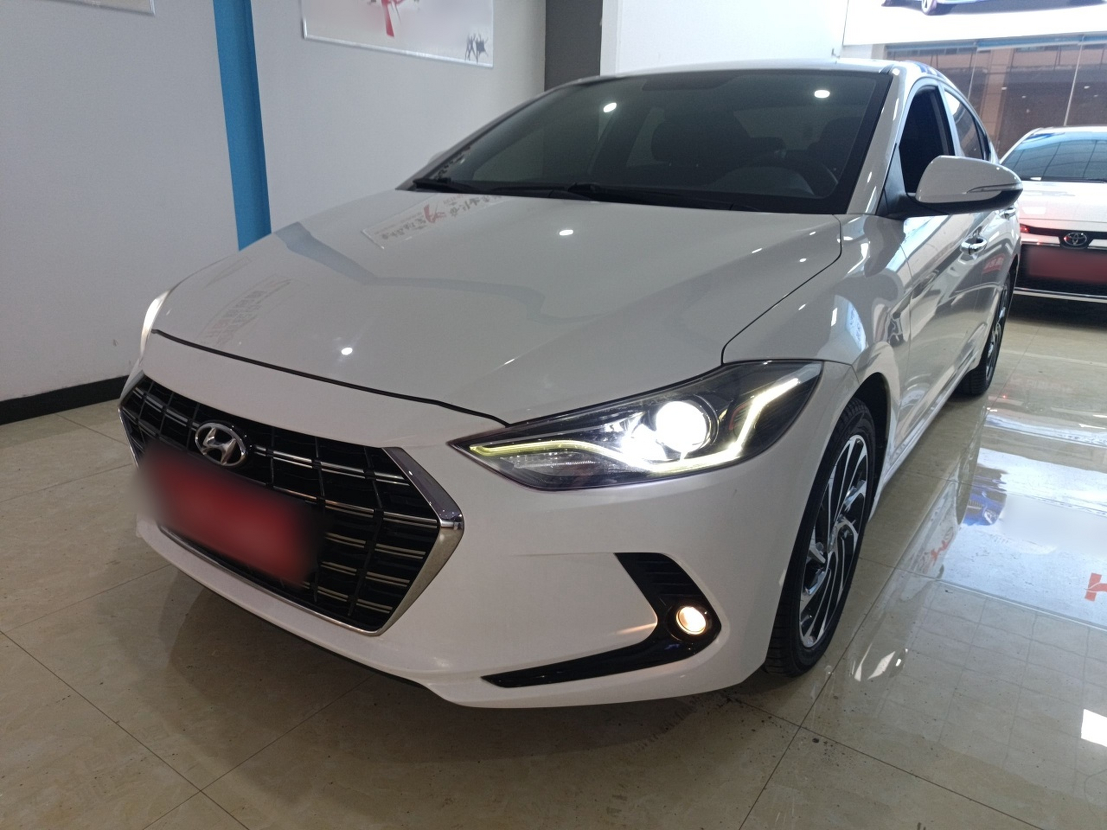 تحت مقدمة السيارة