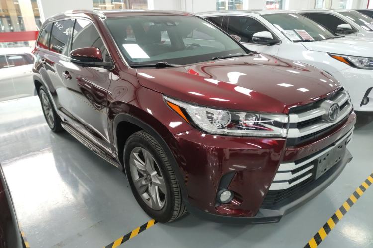 Used Toyota Highlander 2018 2.0T Four-Wheel Drive Luxury Version 7 Seats China VI Standard
