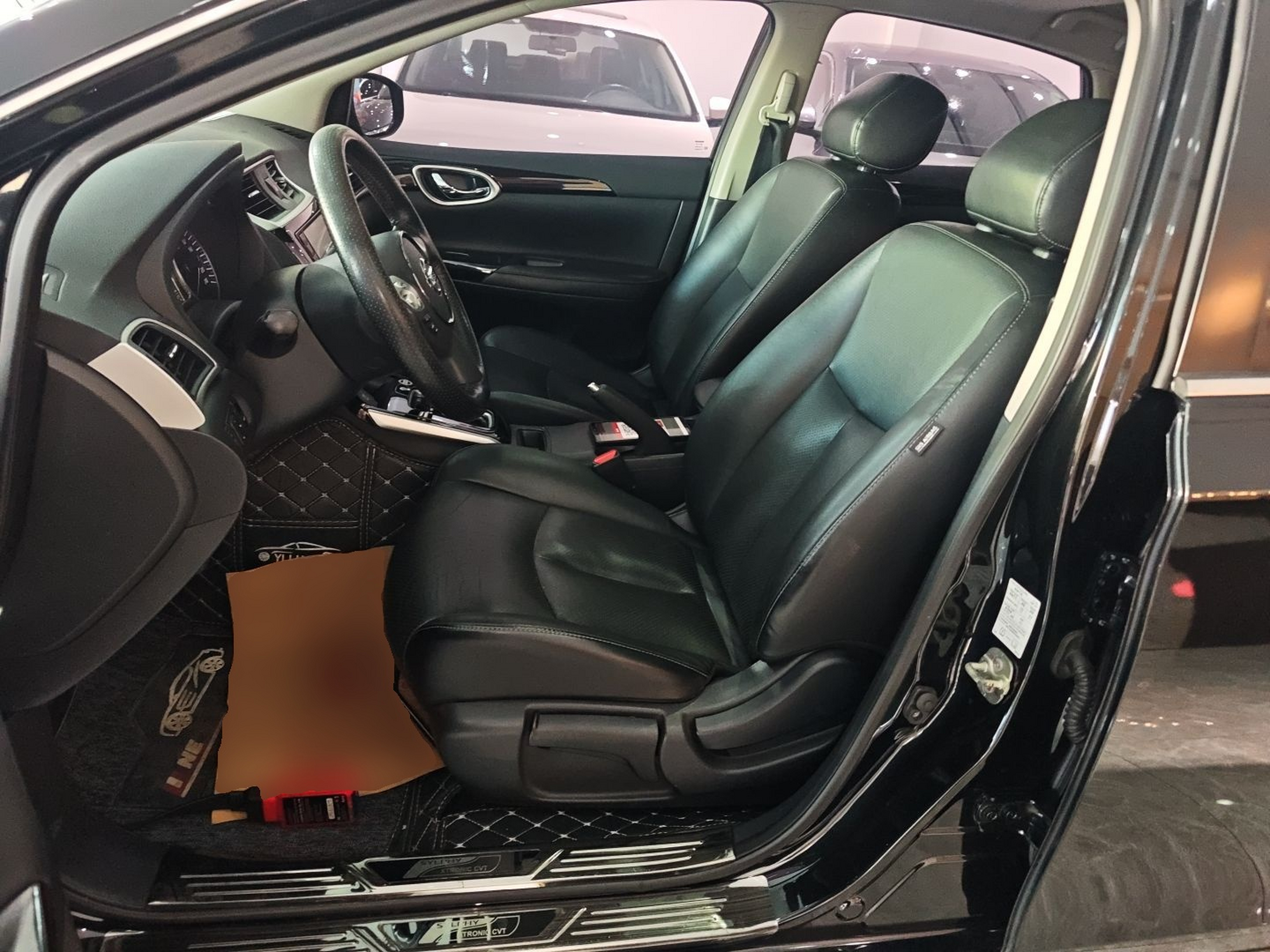 Переднее сиденье в автомобиле