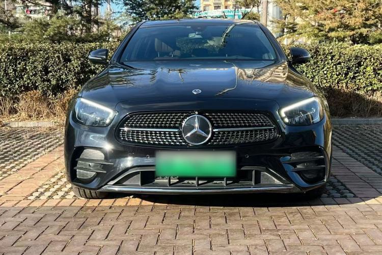 Used Mercedes-Benz E-Class New Energy 2023 E 350 e L Plug-in Hybrid Sports Sedan
