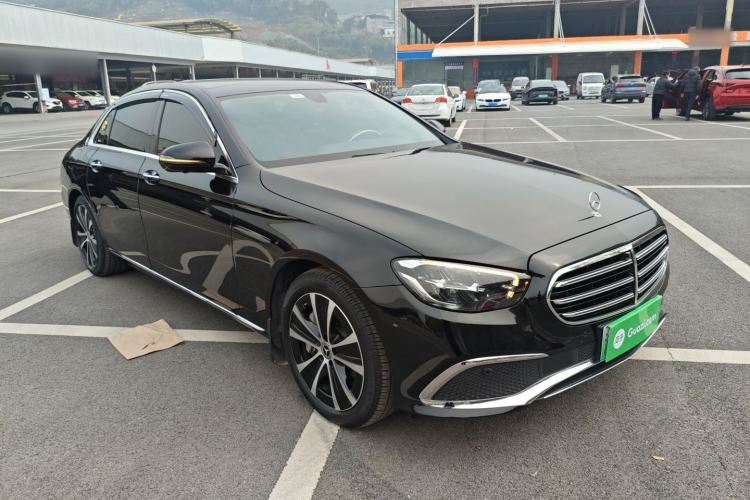 Used Mercedes-Benz E-Class New Energy 2023 E 350 e L Plug-in Hybrid Sports Sedan
