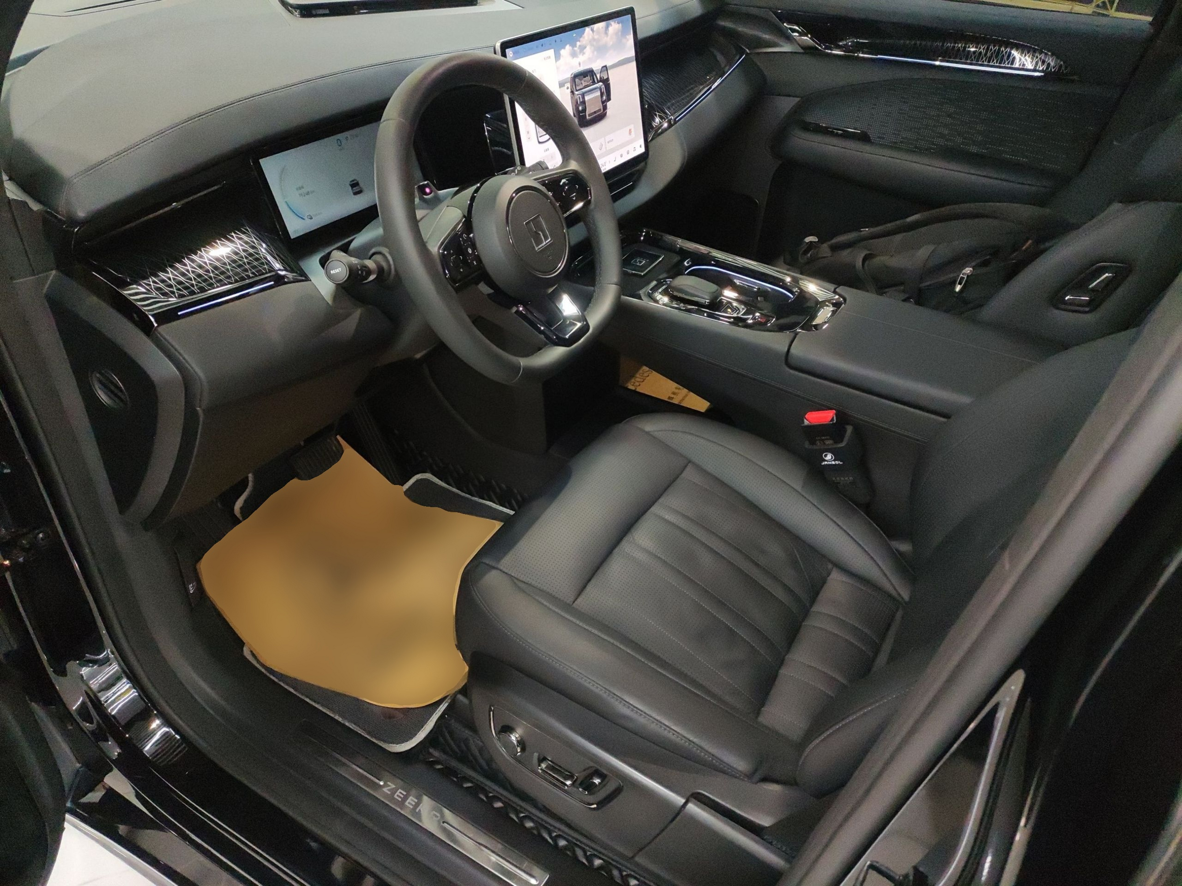 Переднее сиденье в автомобиле