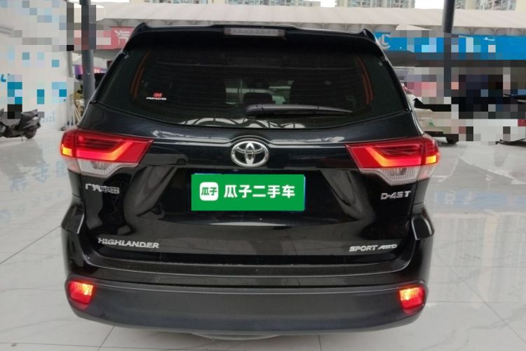 Used Toyota Highlander 2018 2.0T Four-Wheel Drive Luxury Version 7 Seats China VI Standard
