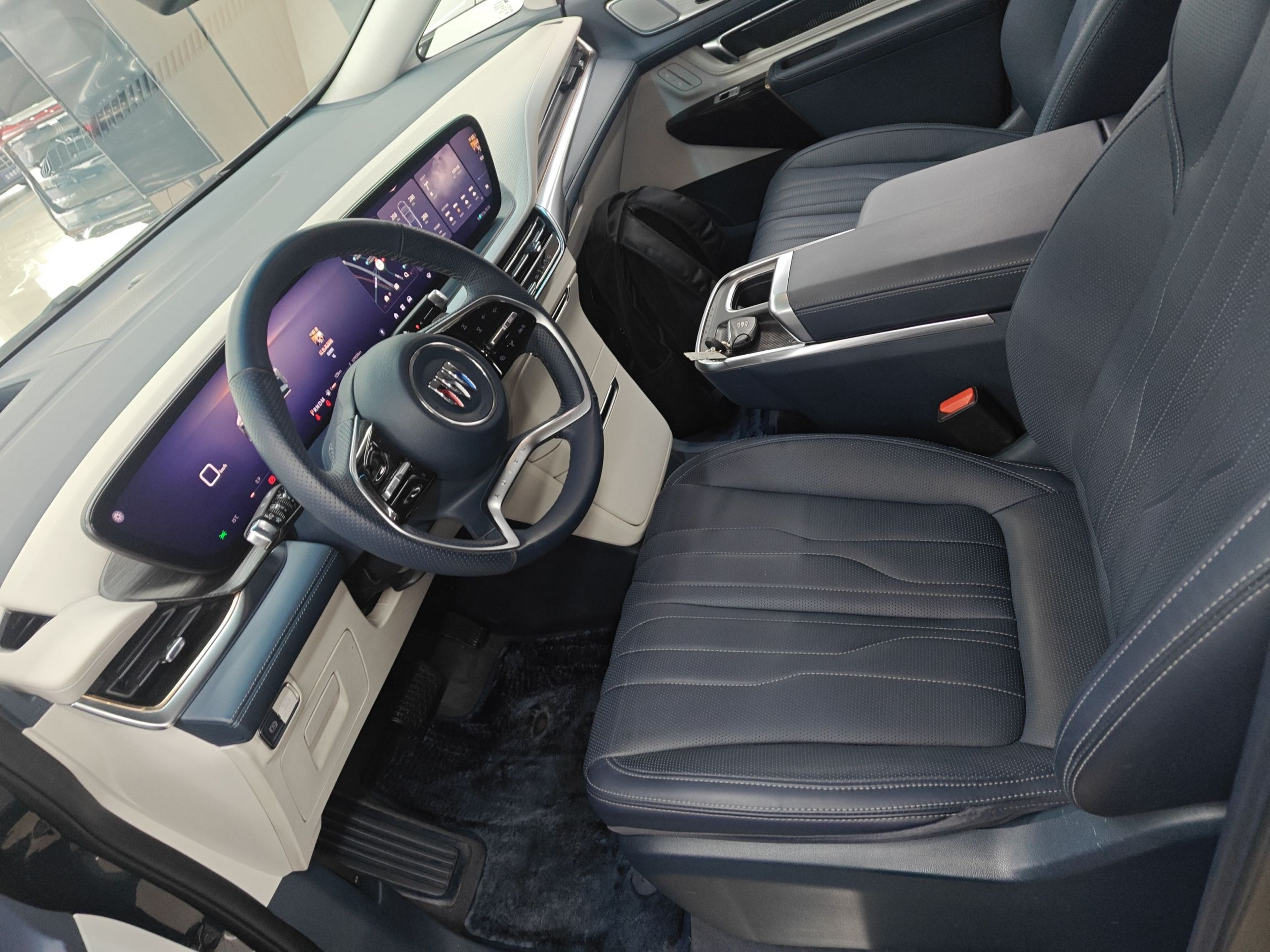 Переднее сиденье в автомобиле