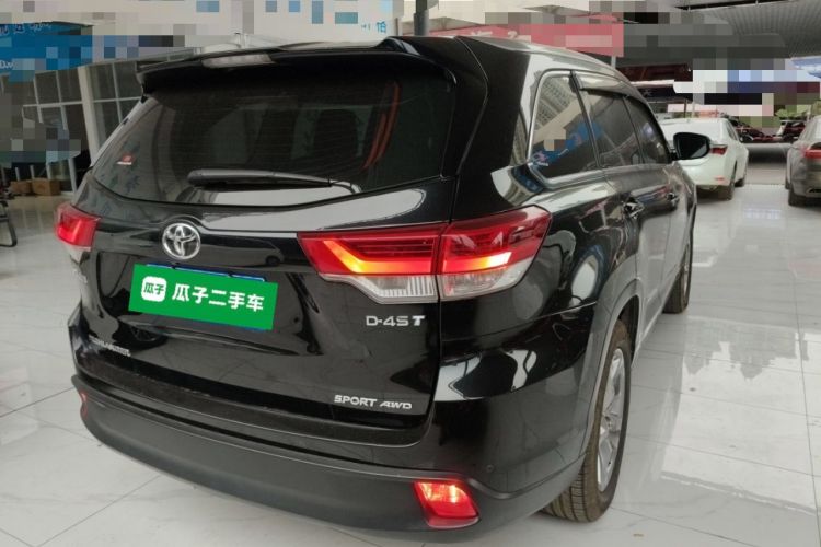 Used Toyota Highlander 2018 2.0T Four-Wheel Drive Luxury Version 7 Seats China VI Standard