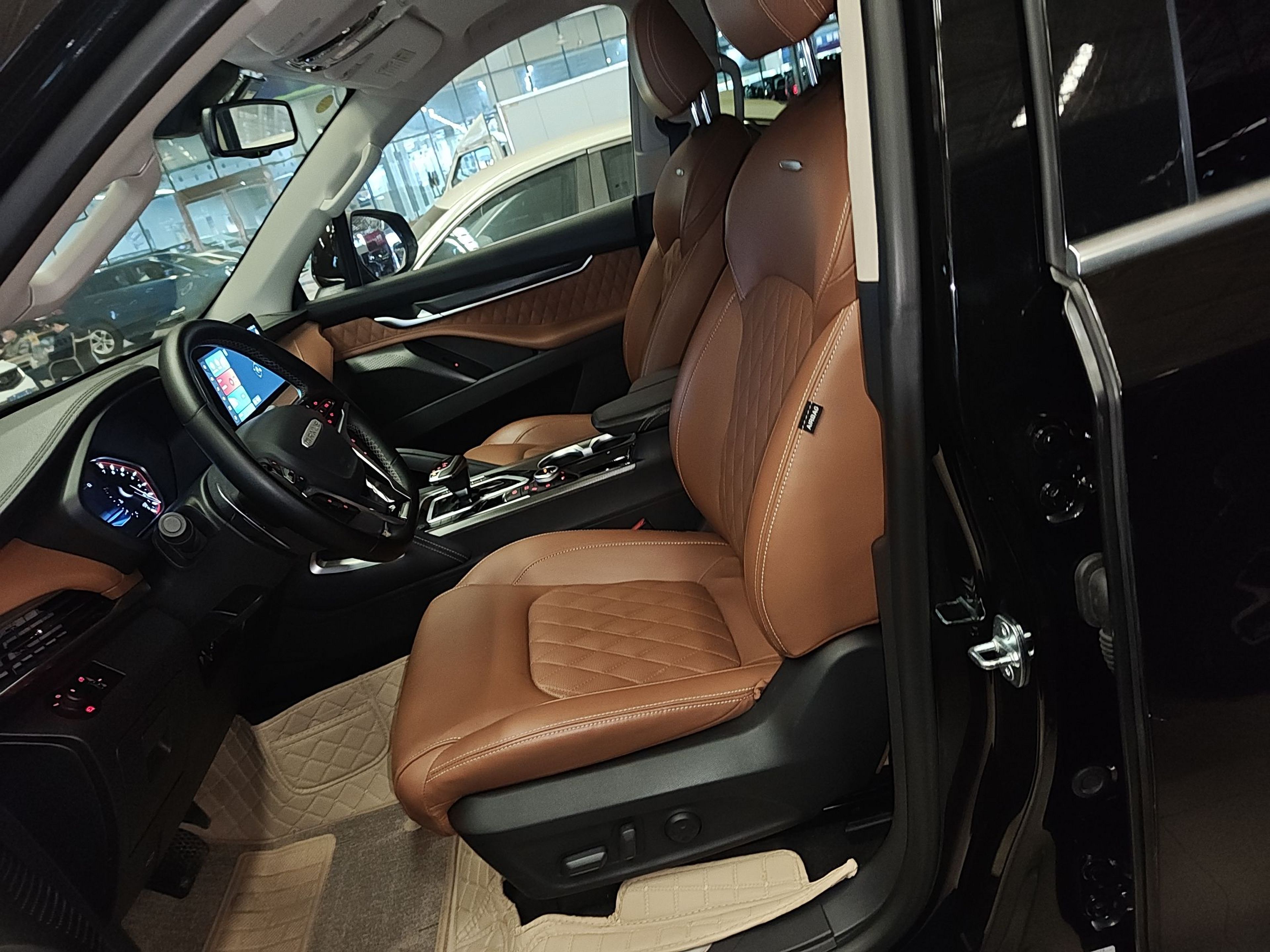 Переднее сиденье в автомобиле