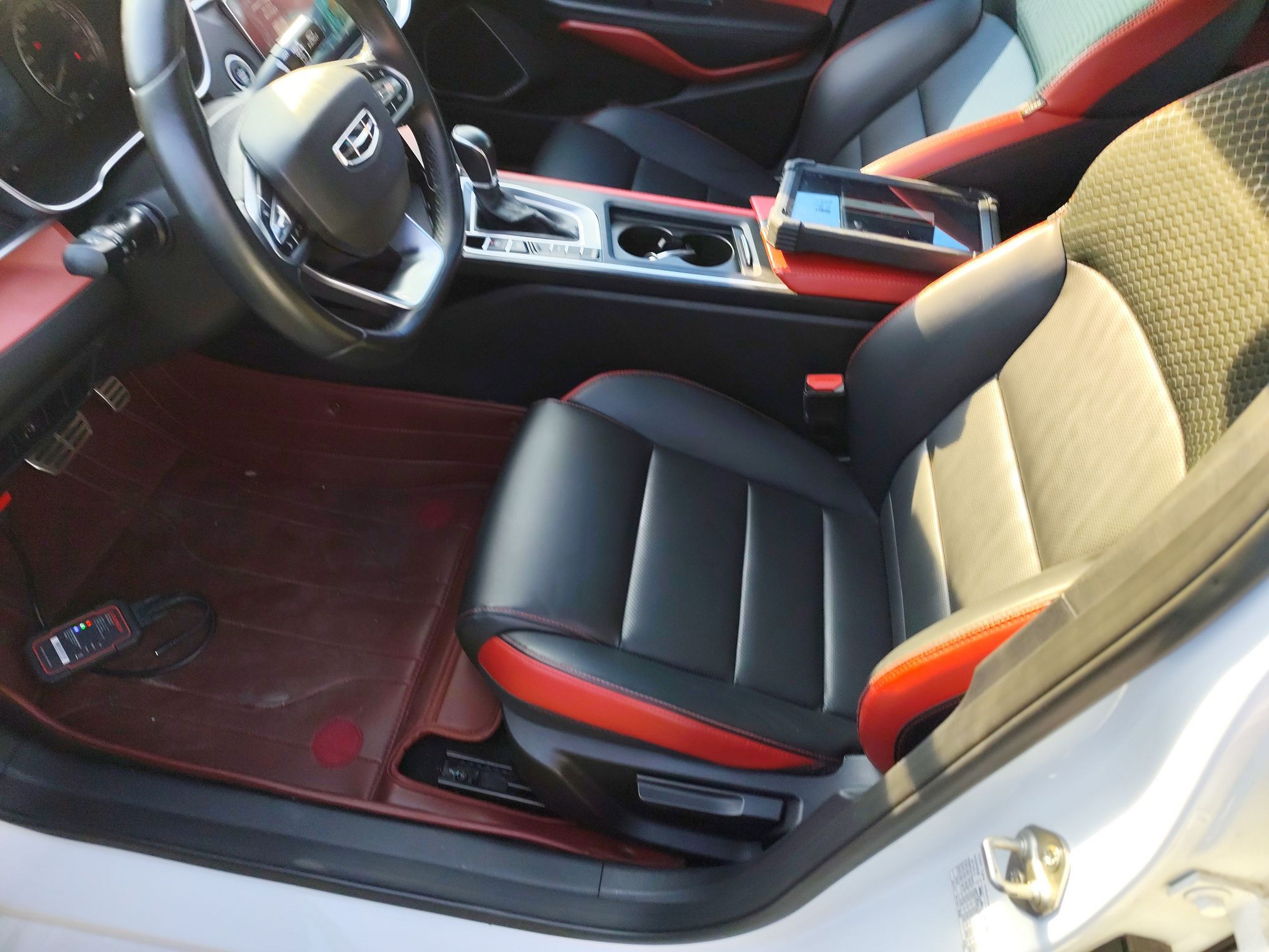 Переднее сиденье в автомобиле