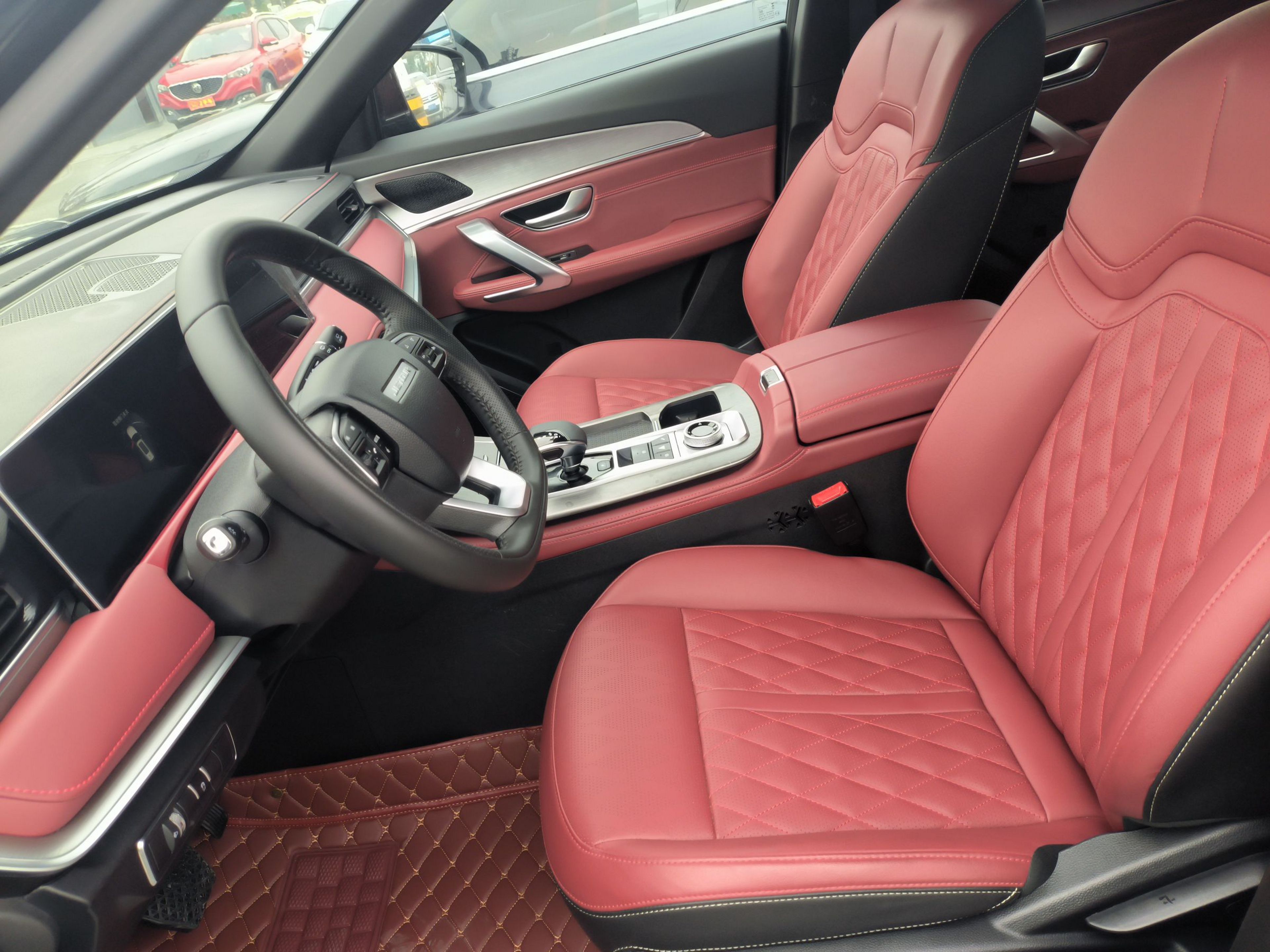 Переднее сиденье в автомобиле