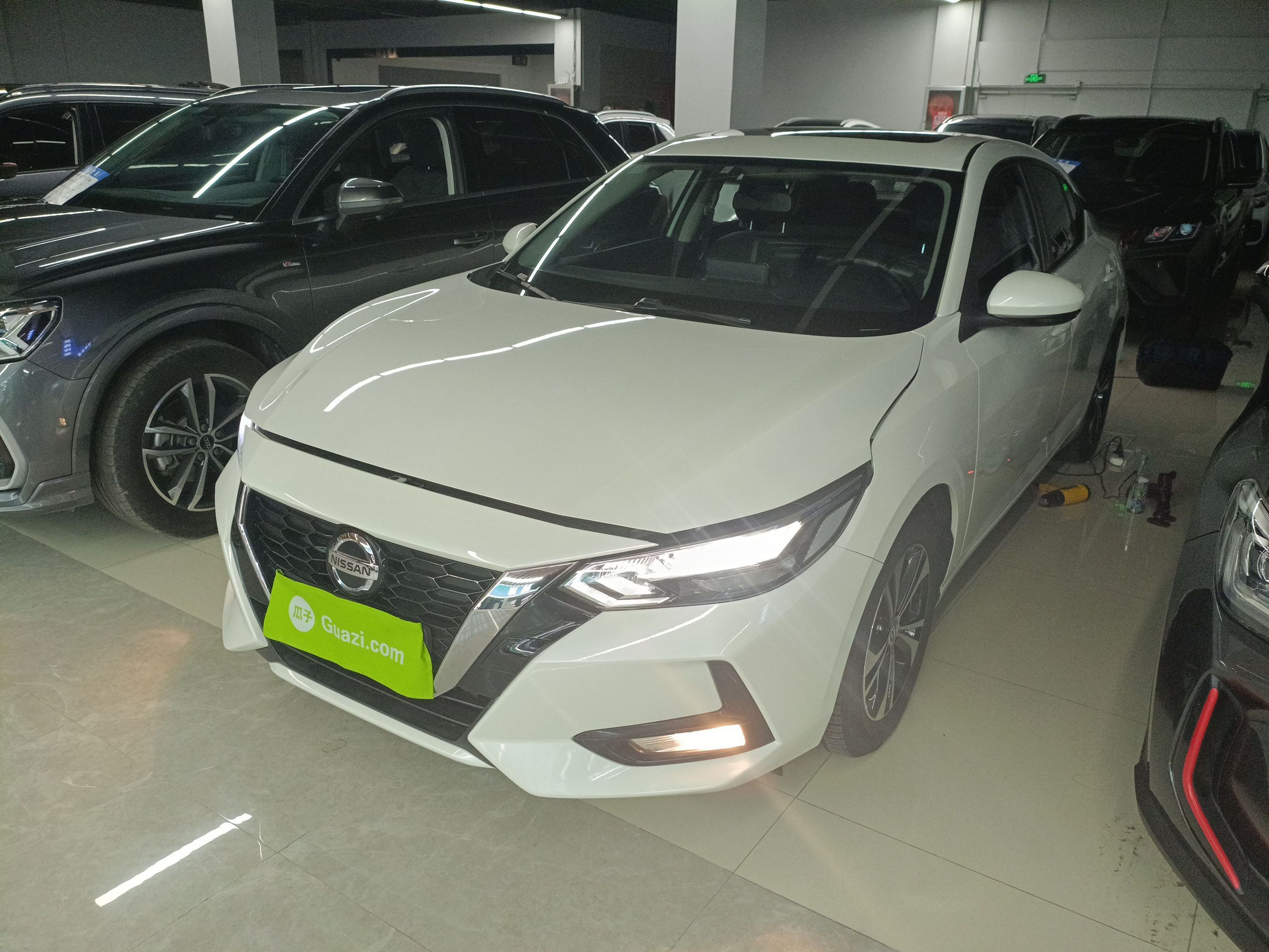 تحت مقدمة السيارة