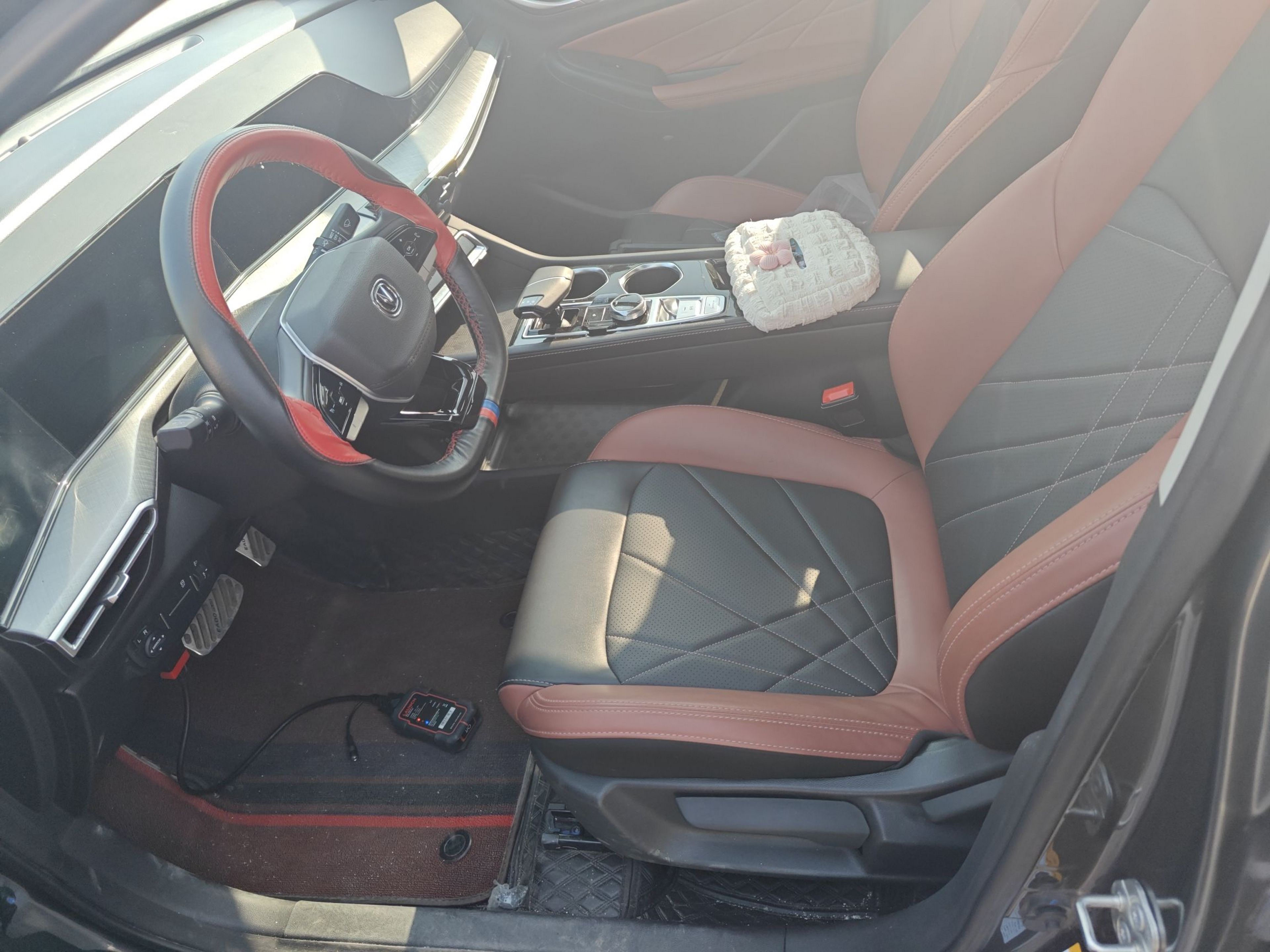 Переднее сиденье в автомобиле