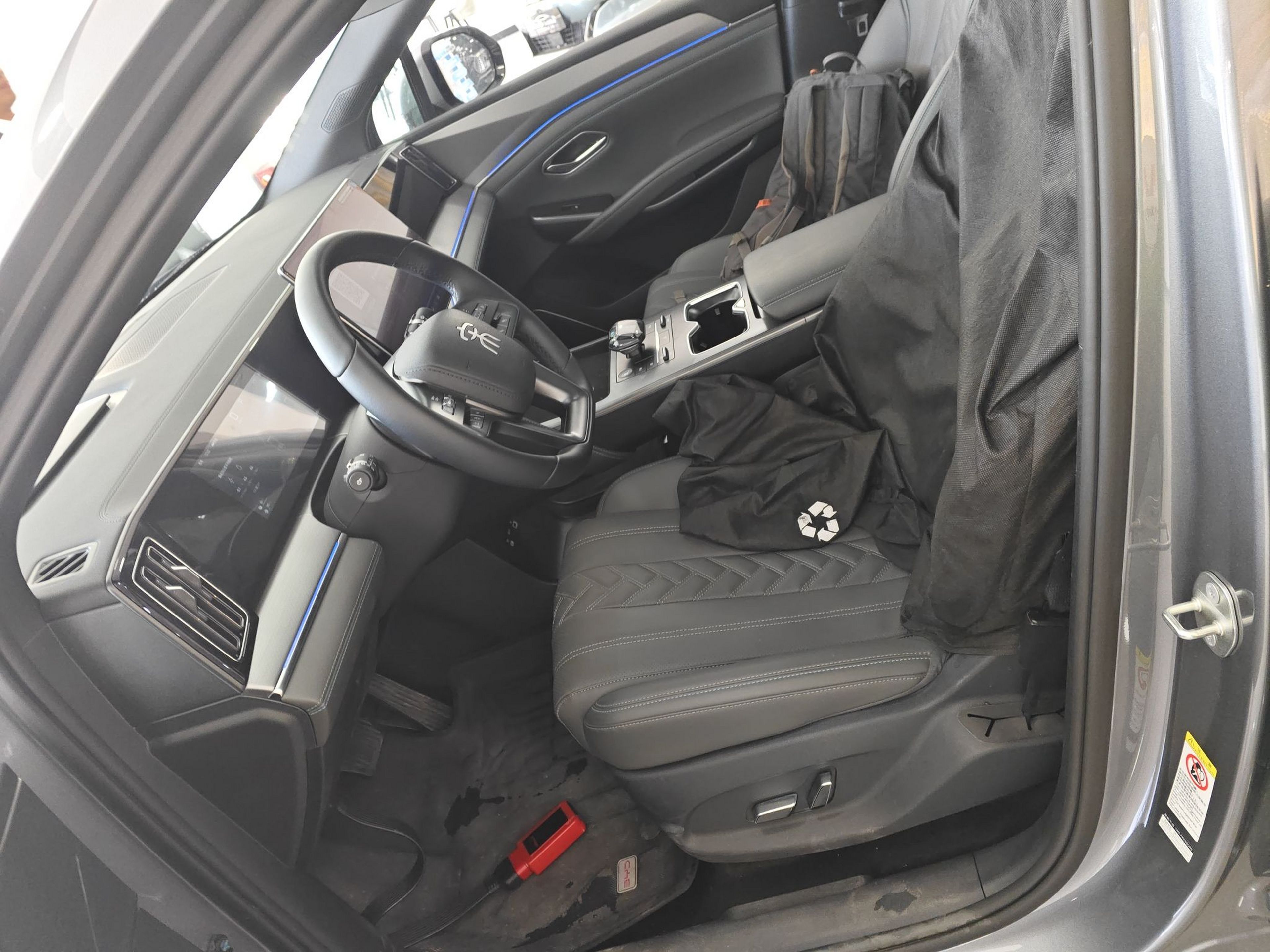 Переднее сиденье в автомобиле