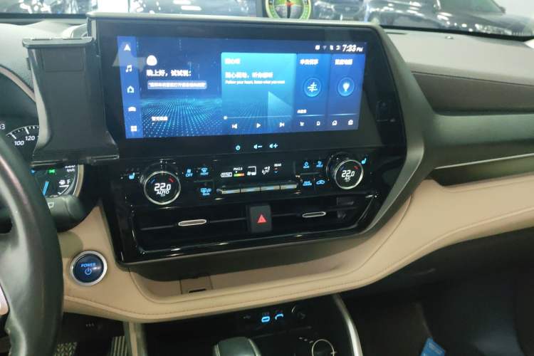 Used Toyota Highlander 2022 Dual-Engine 2.5L Four-Wheel Drive Prestige Version 7 Seats
