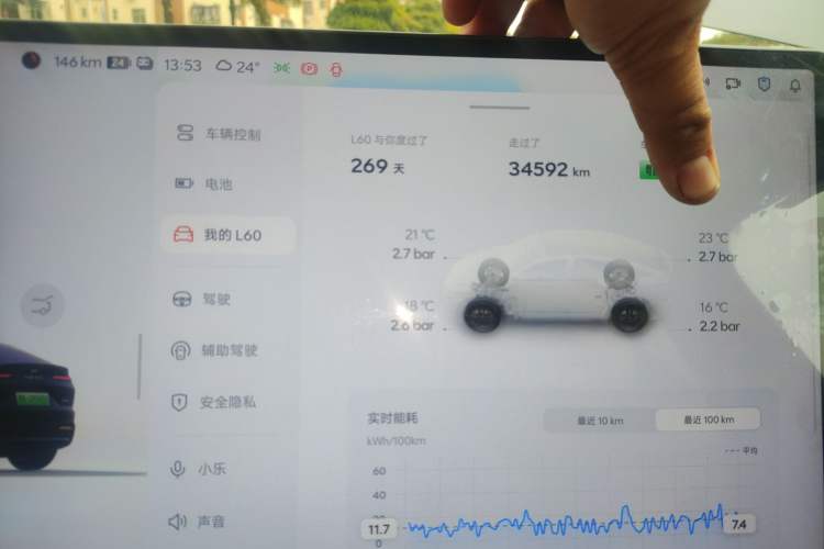 Used ONVO L60 2024 85 kWh Rear-Drive Version
