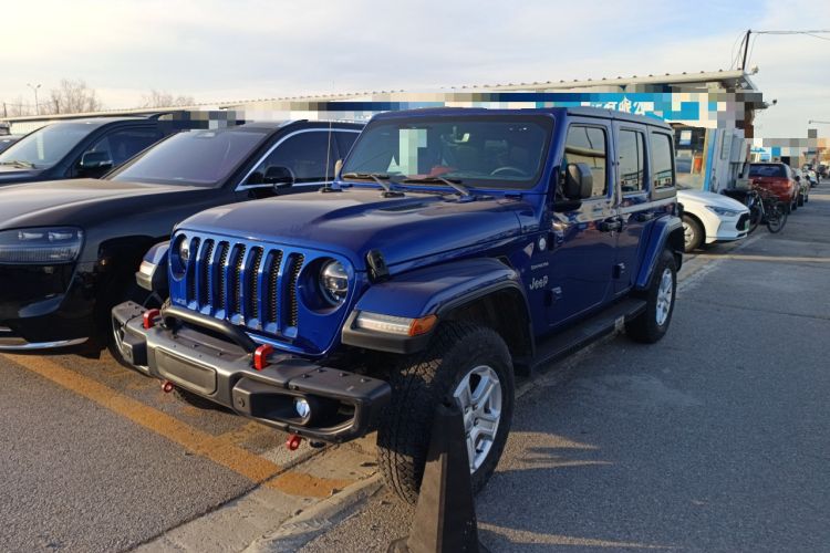 Used Jeep Wrangler 2019 2.0T Sahara Four-Door Version China VI Emission Standard