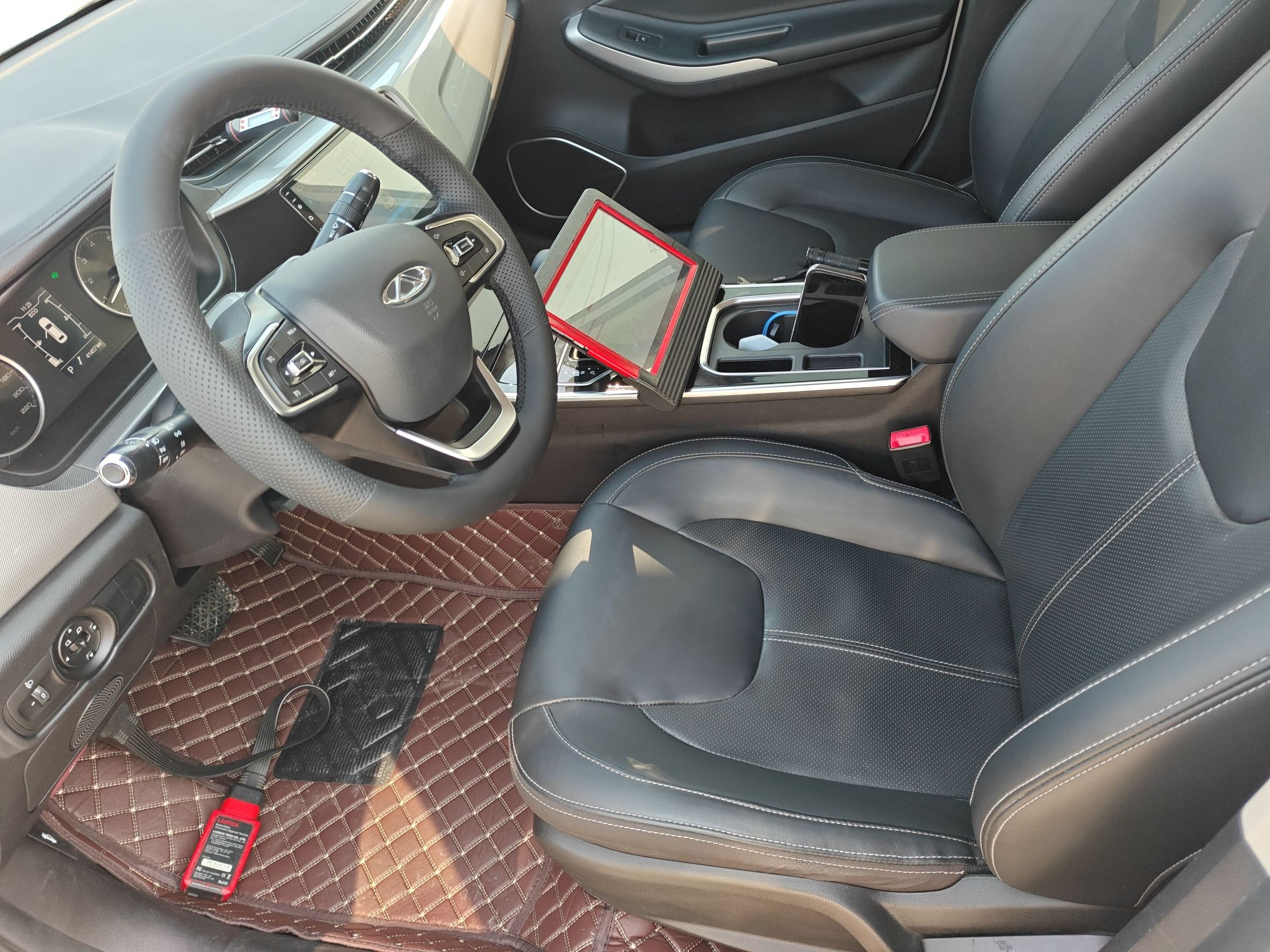 Переднее сиденье в автомобиле