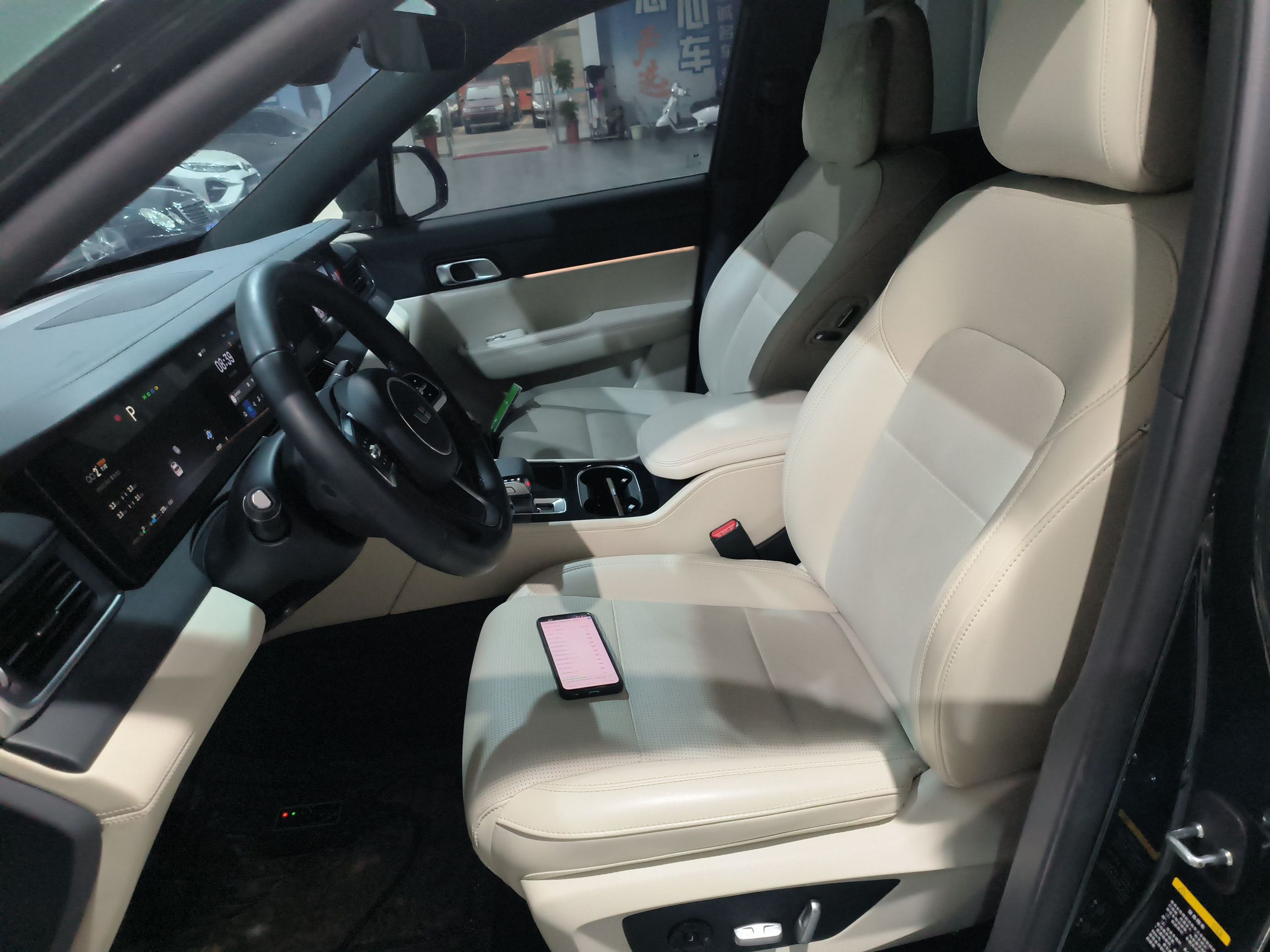 Переднее сиденье в автомобиле