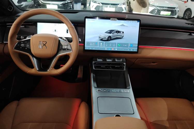 Used BYD Han L 2025 EV Four-Wheel Drive LiDAR Flagship Model
