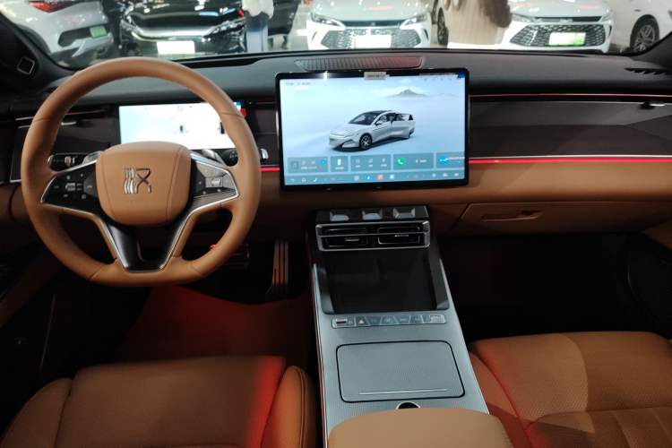 Used BYD Han L 2025 EV Four-Wheel Drive LiDAR Flagship Model
