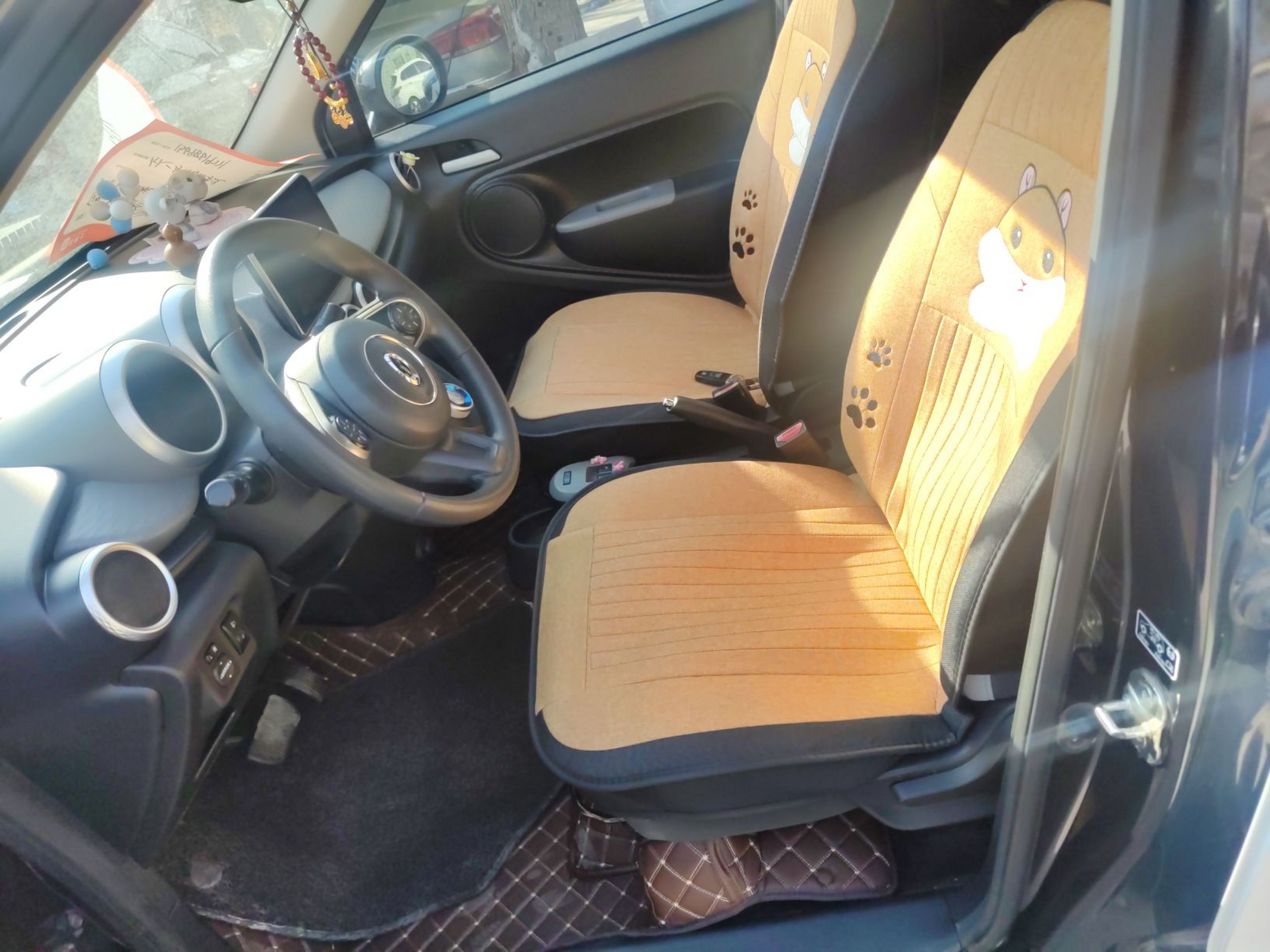 Переднее сиденье в автомобиле