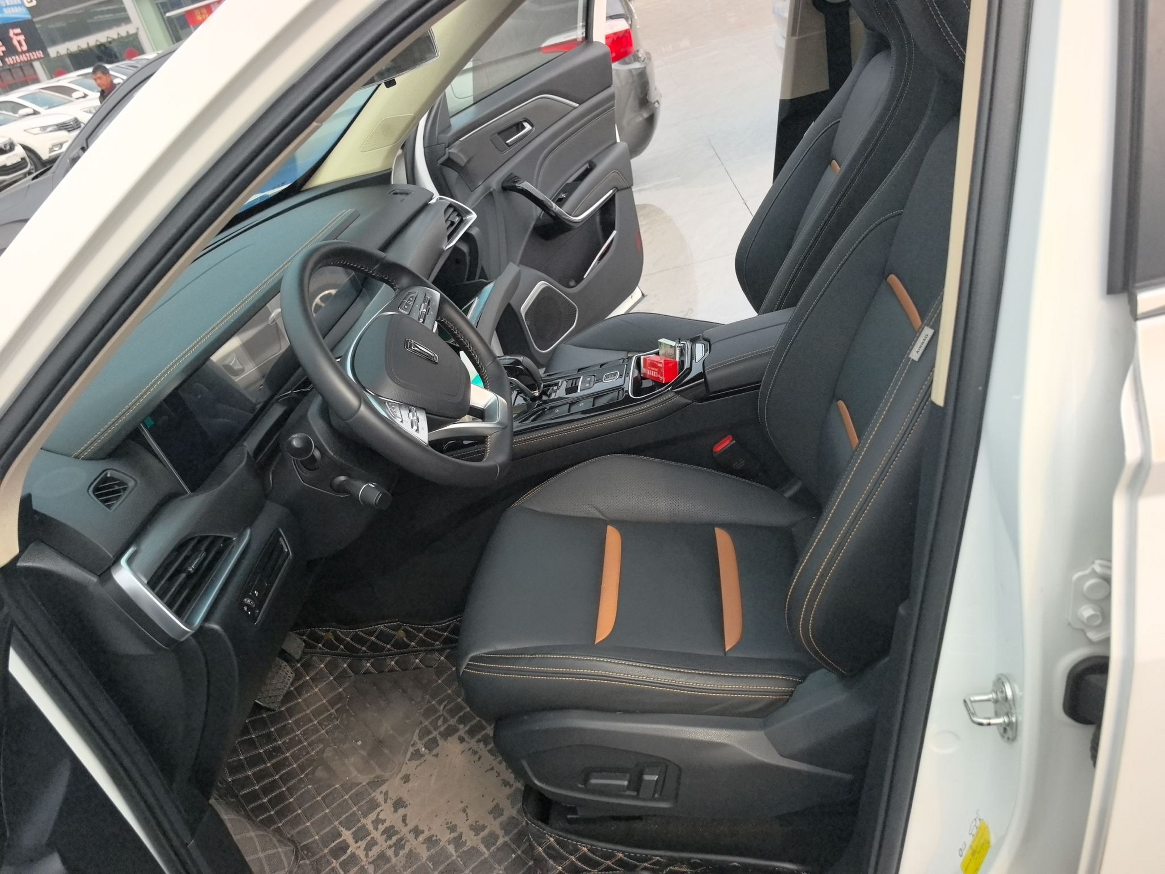 Переднее сиденье в автомобиле