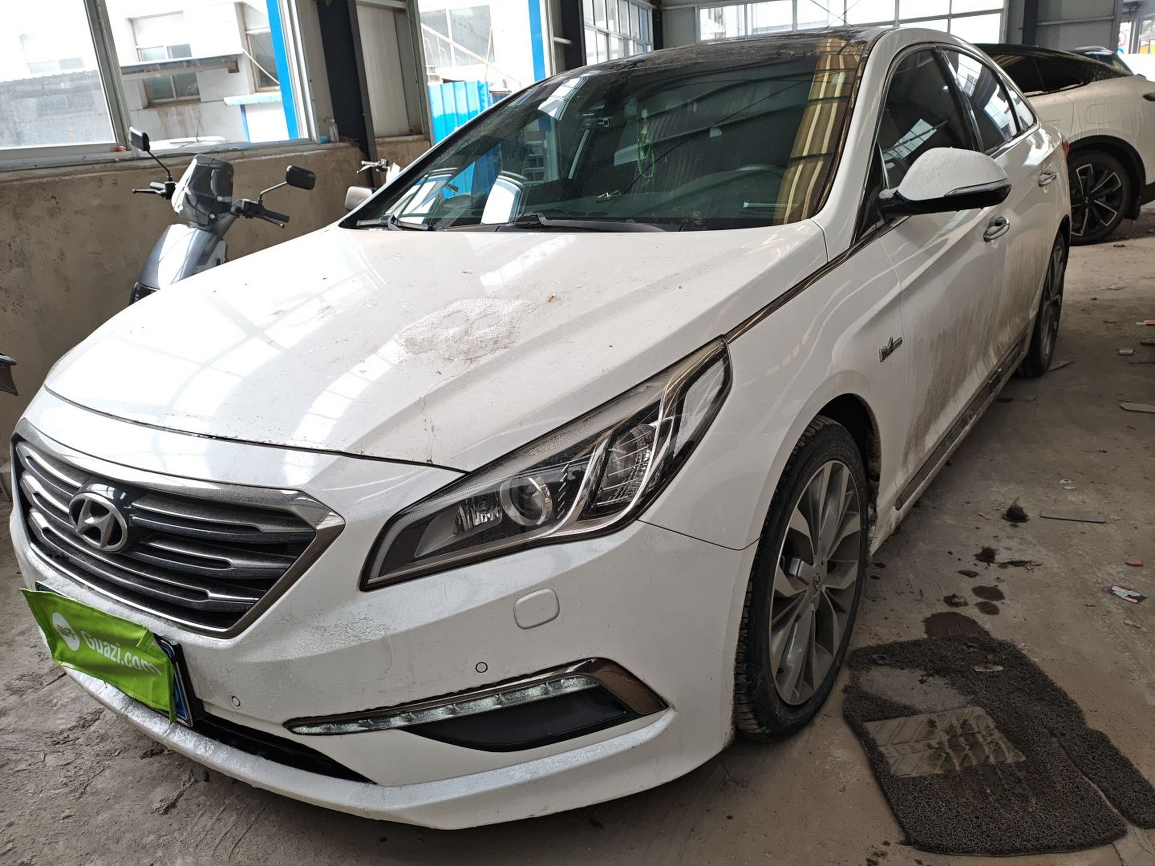 تحت مقدمة السيارة