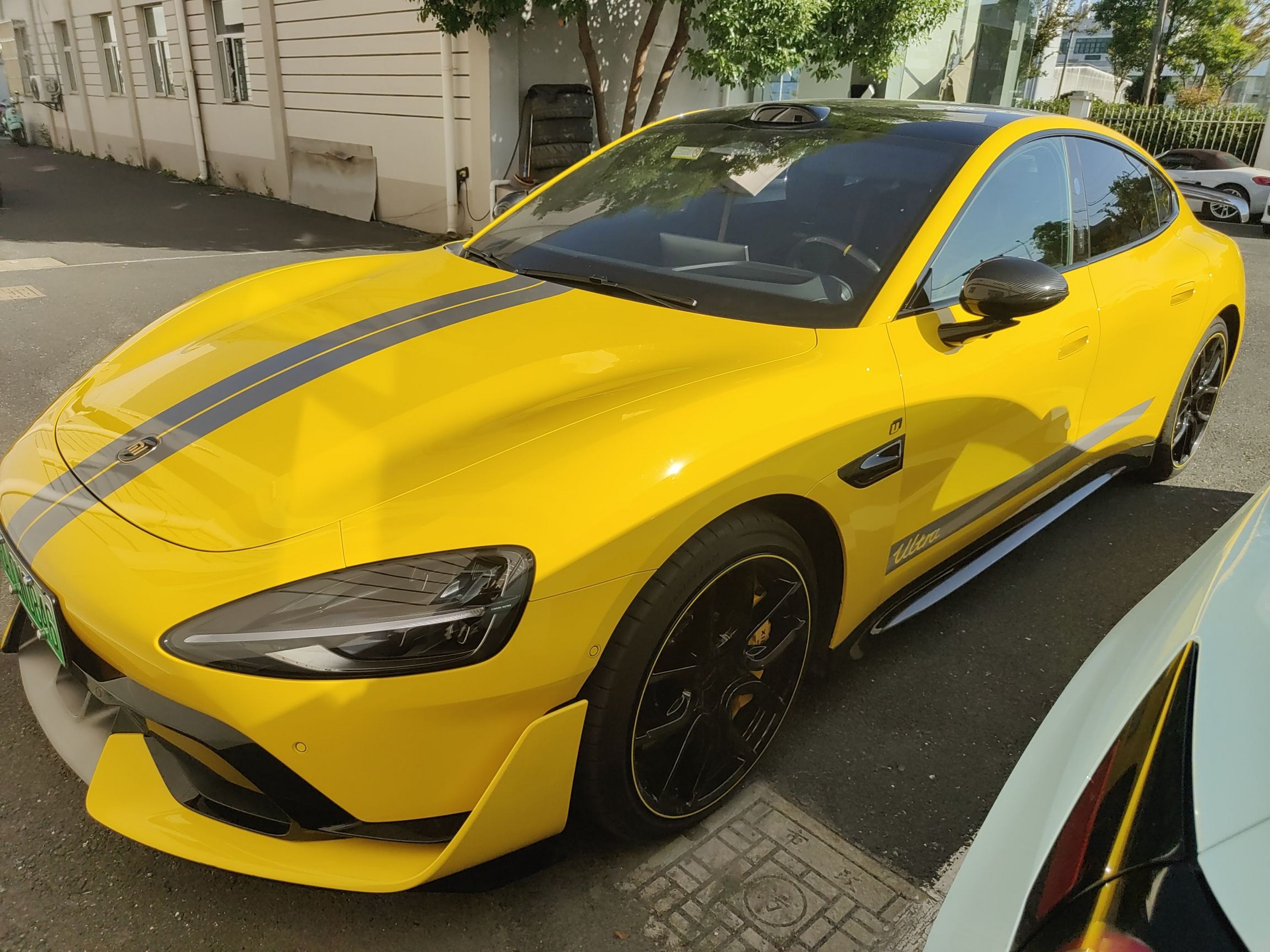 تحت مقدمة السيارة