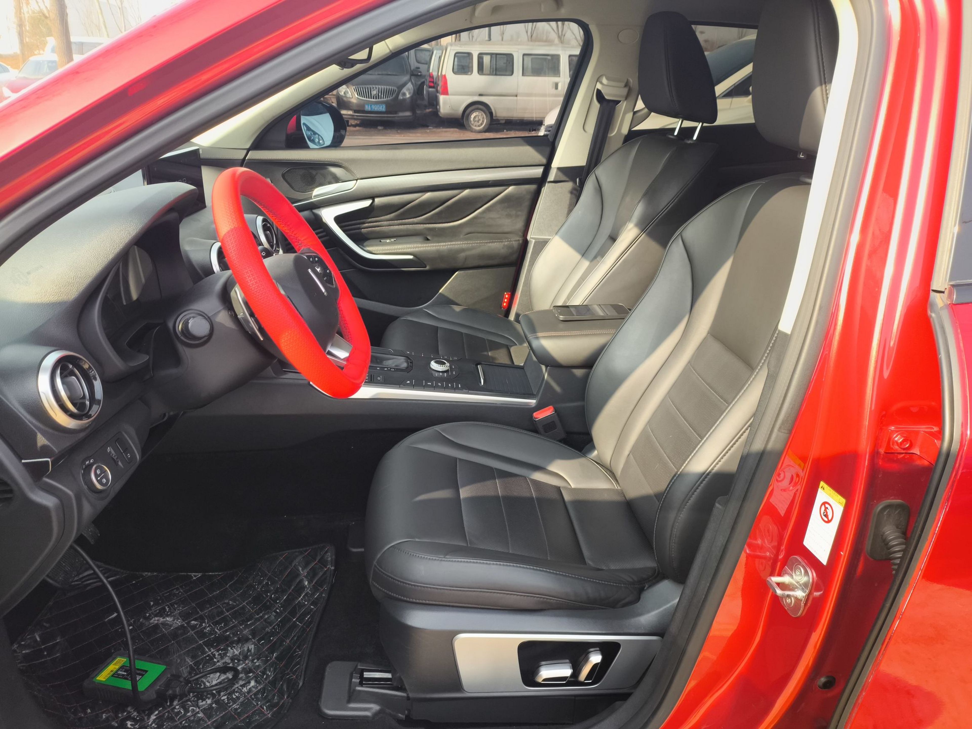 Переднее сиденье в автомобиле