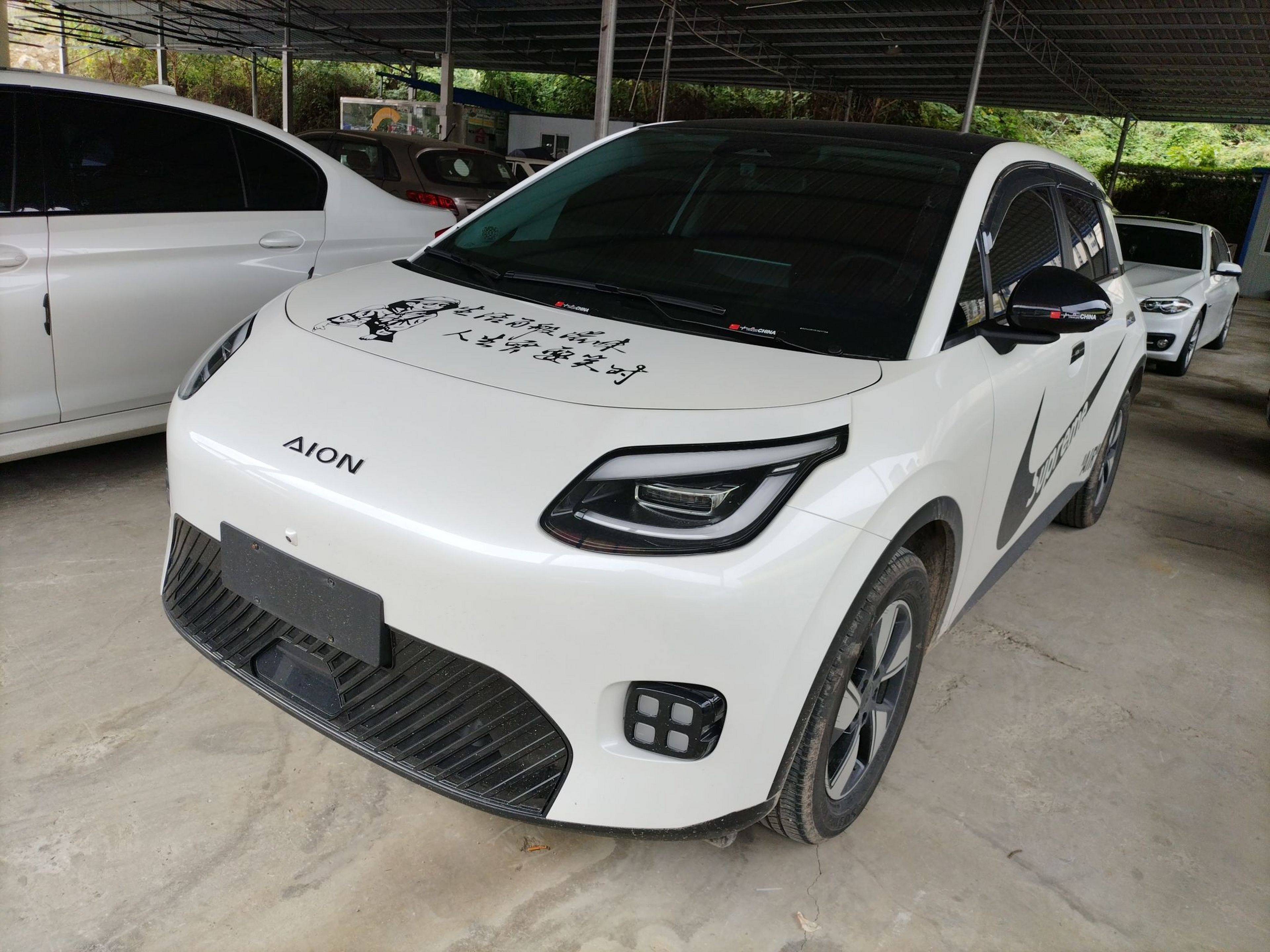 تحت مقدمة السيارة