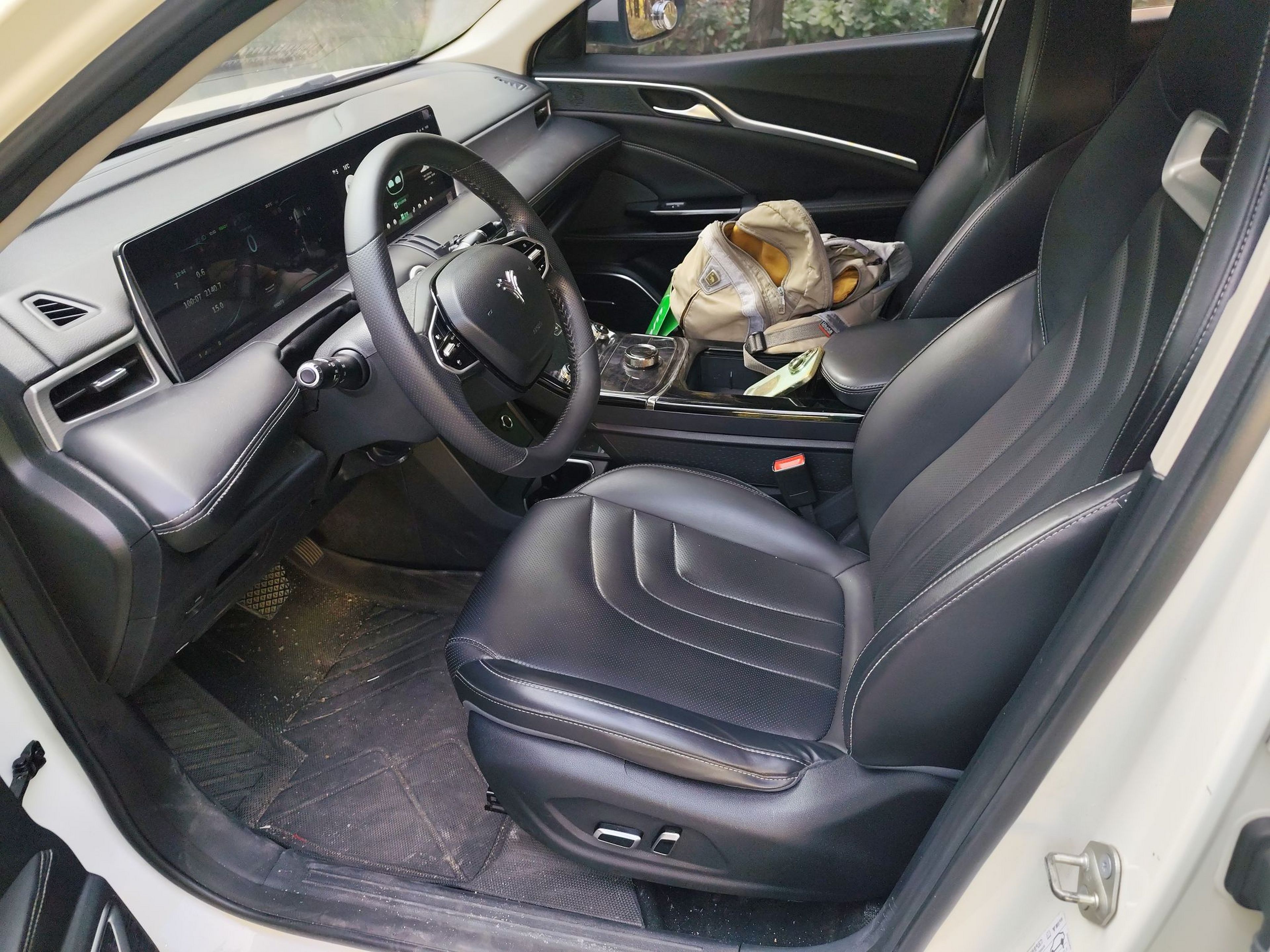 Переднее сиденье в автомобиле