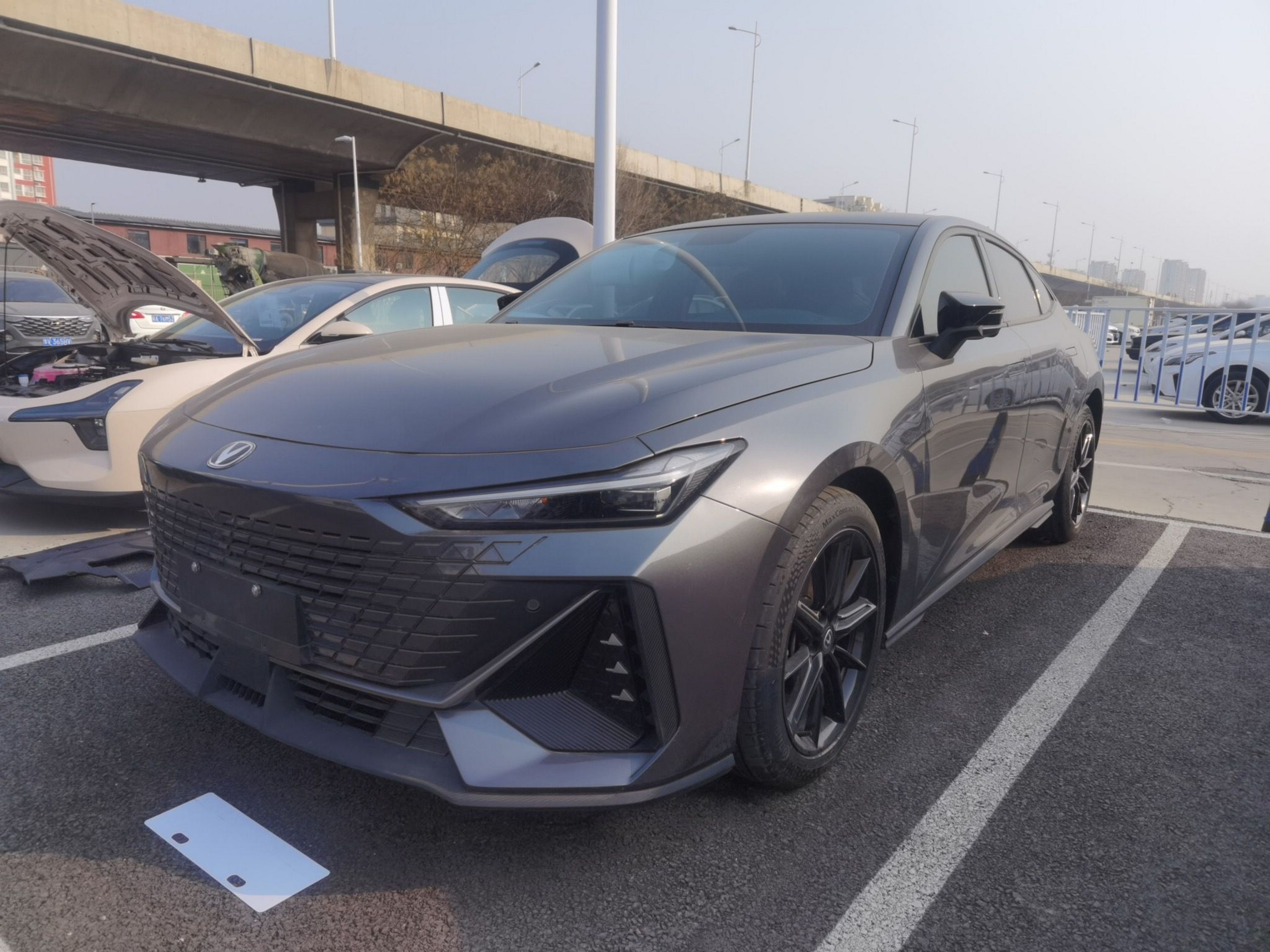 تحت مقدمة السيارة