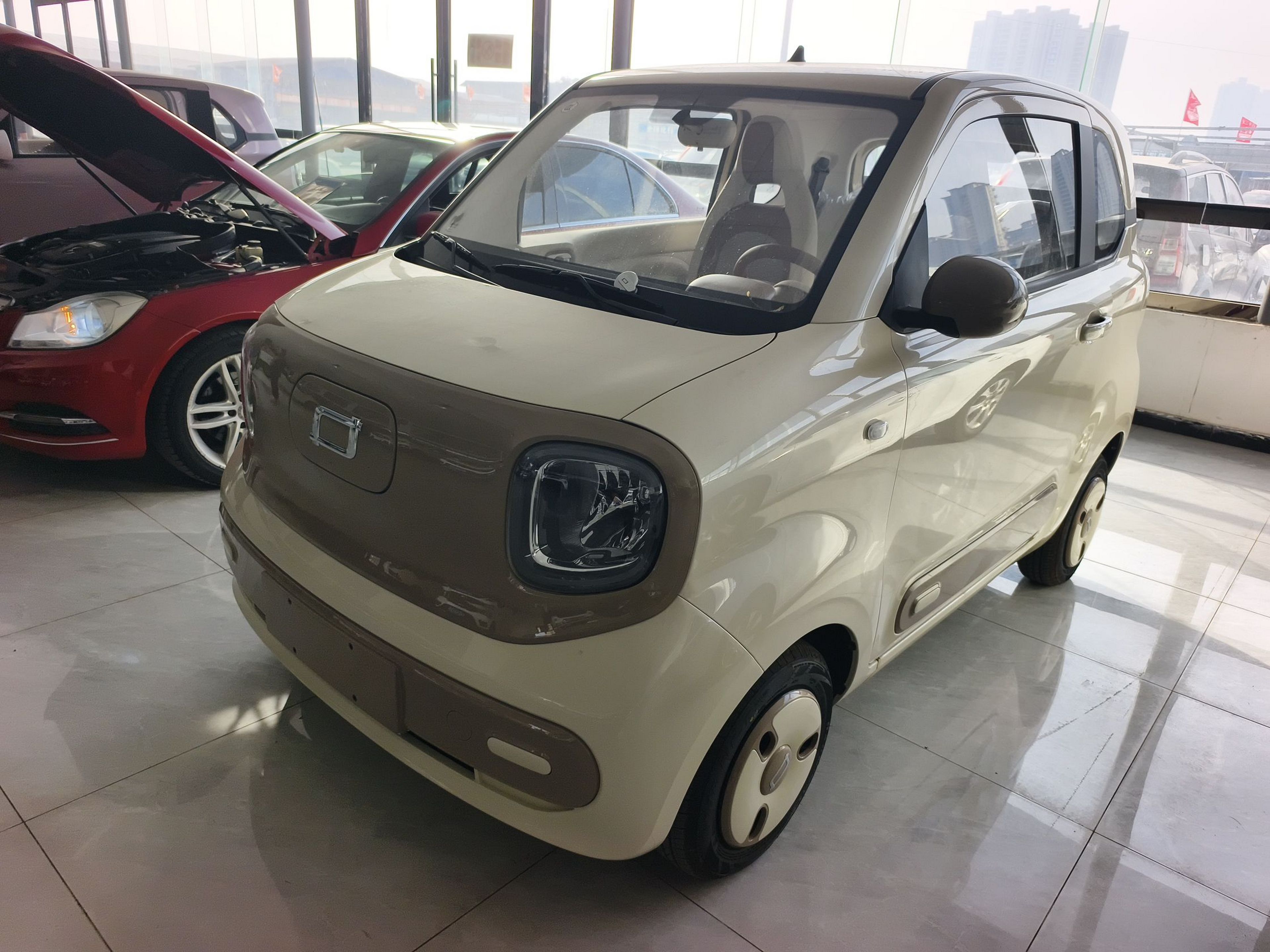 تحت مقدمة السيارة