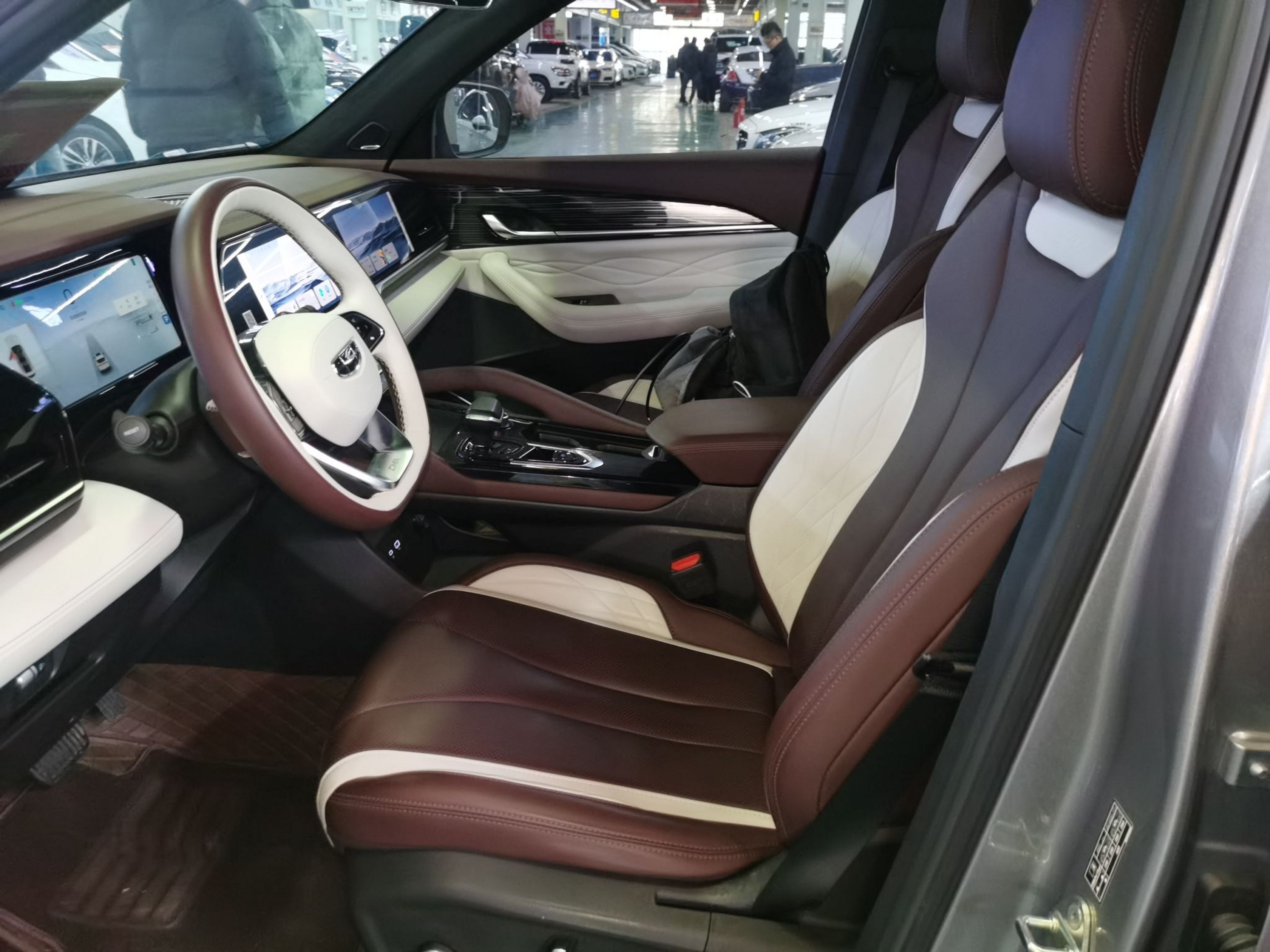 Переднее сиденье в автомобиле