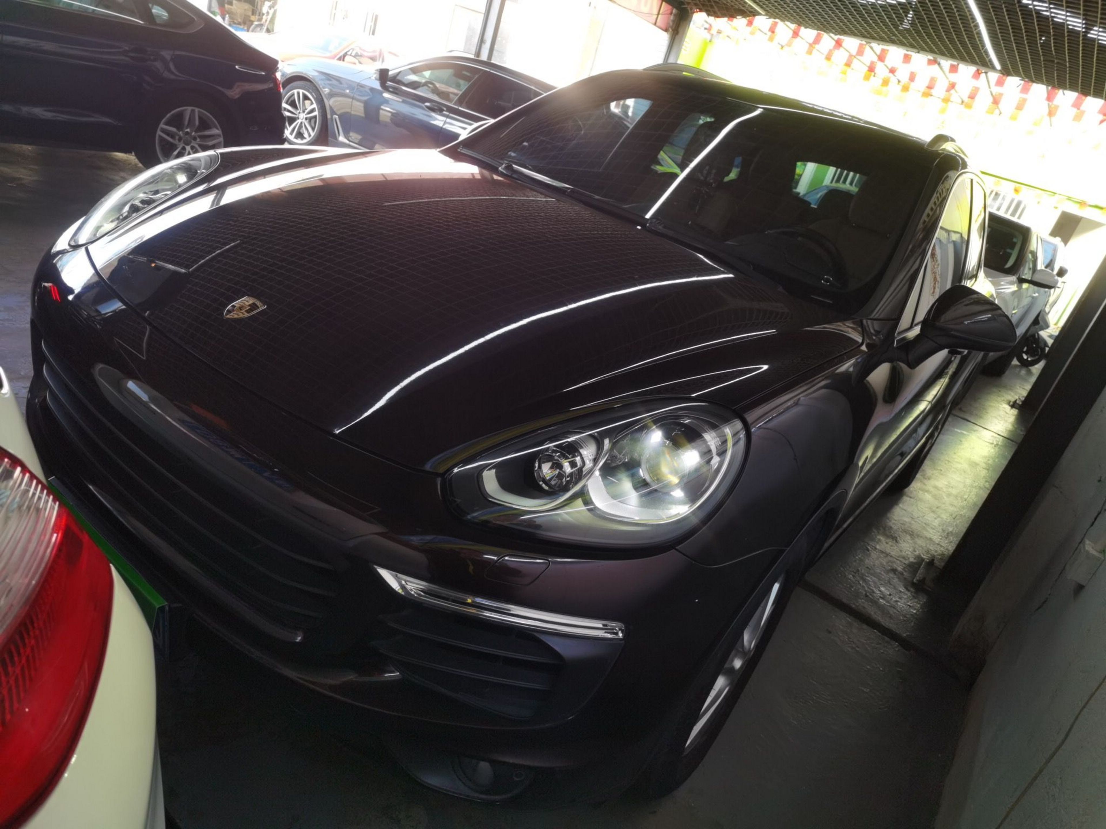 تحت مقدمة السيارة